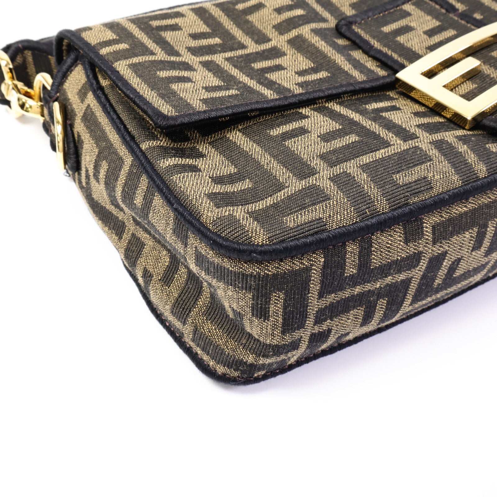 FENDI 帆布Baguette Bag手挽肩背兩用袋