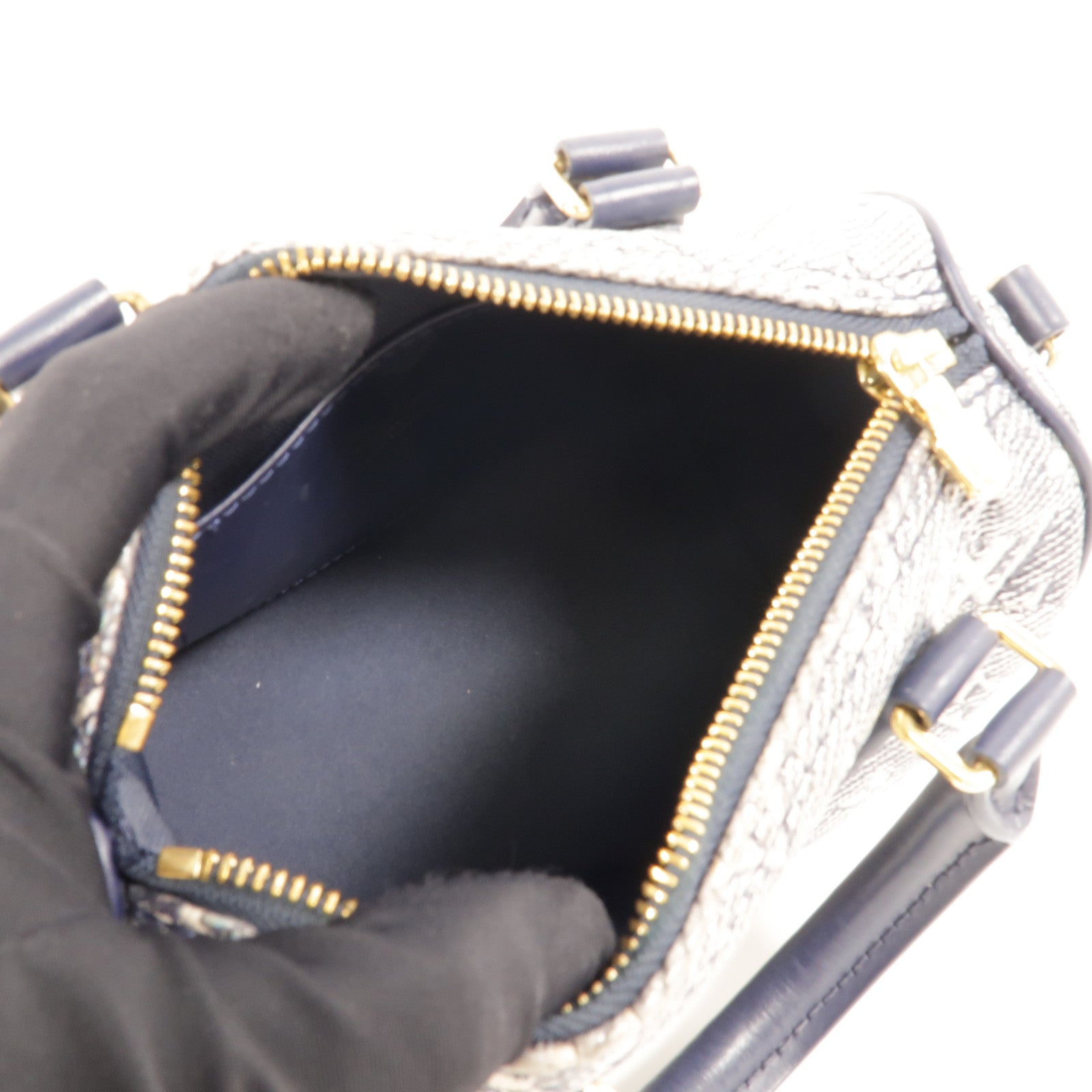 LOUIS VUITTON Laminated Jacquard Speedy Bandouliere 20手挽肩背兩用袋