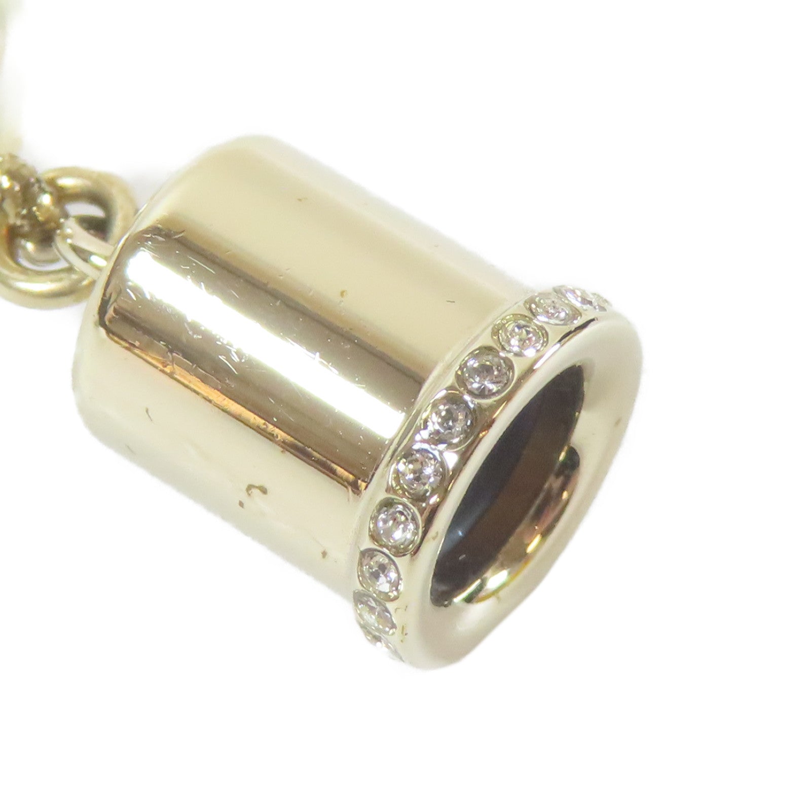CHANEL 金屬/PVC Necklace項鍊白色#32cm