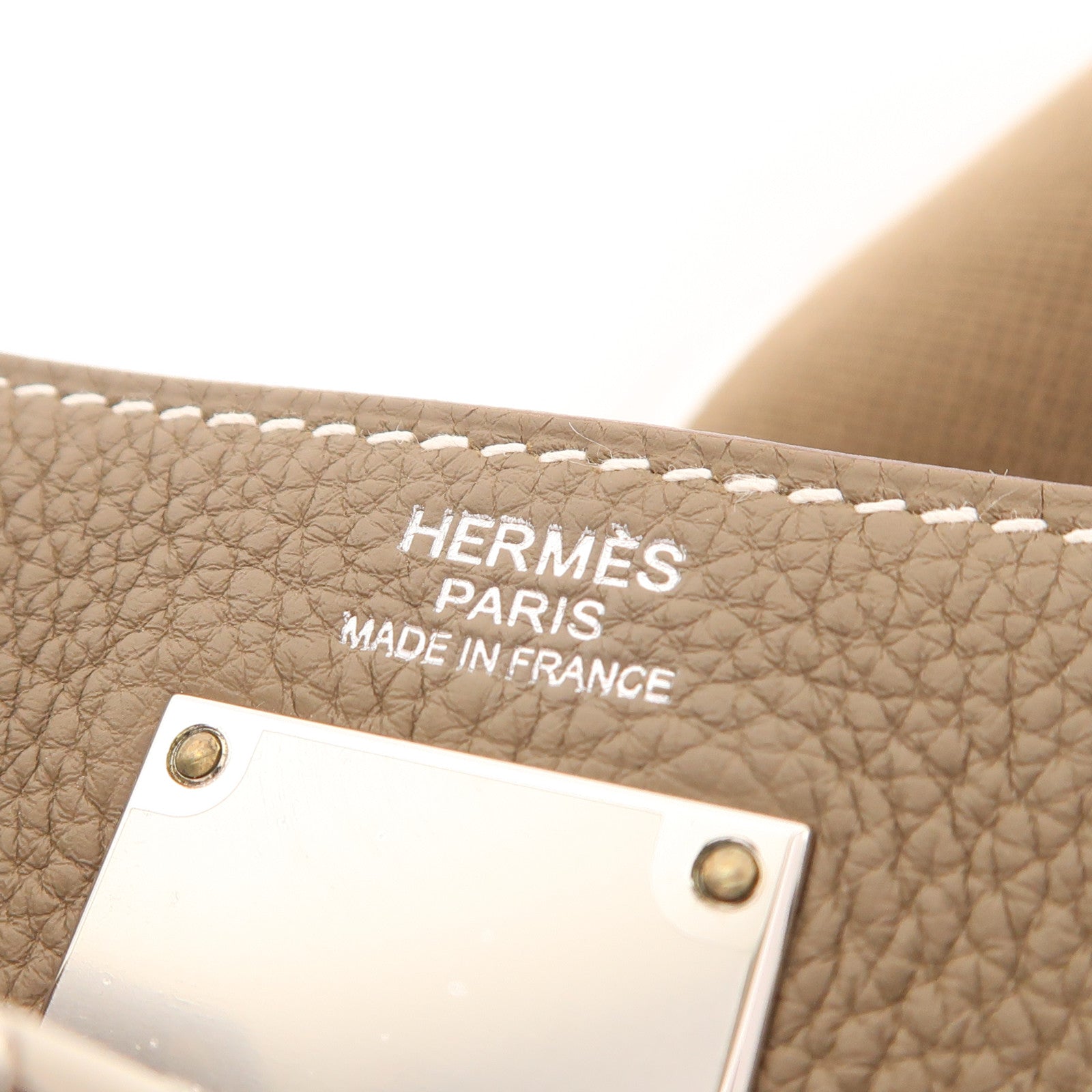 HERMES Togo皮革Hac A Dos PM銀扣肩背袋