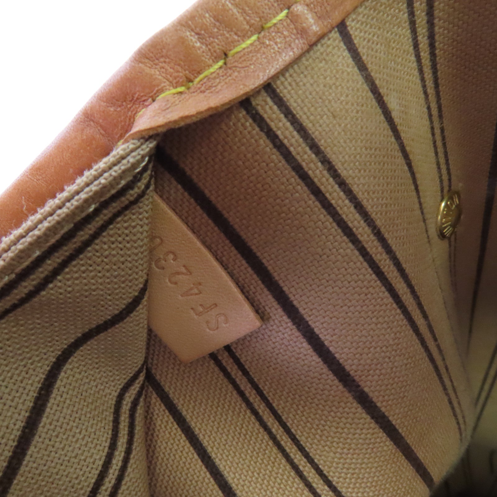 LOUIS VUITTON Monogram Neverfull GM Tote Bag金扣肩背袋啡色