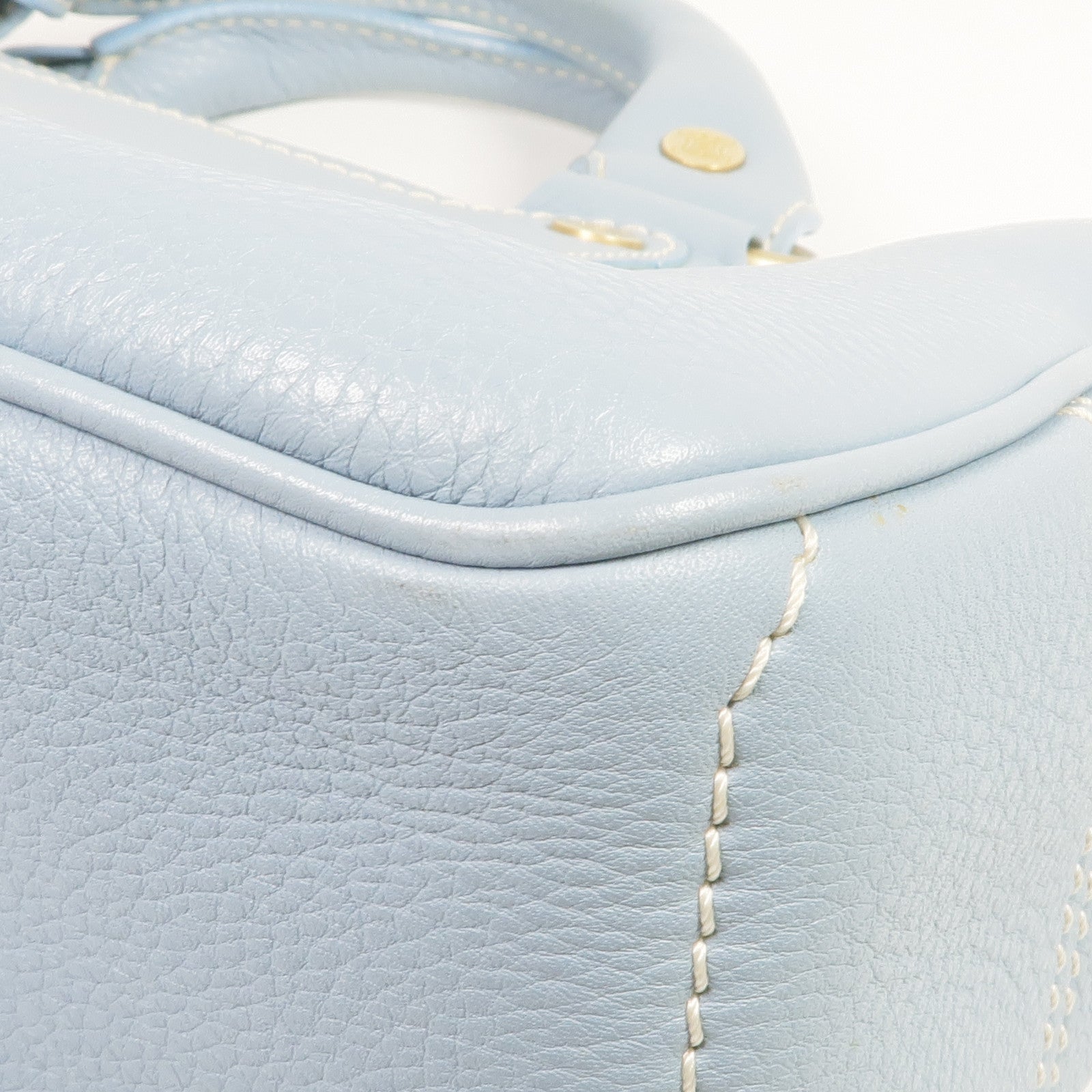 CELINE 牛皮皮革Handbag金扣手挽袋