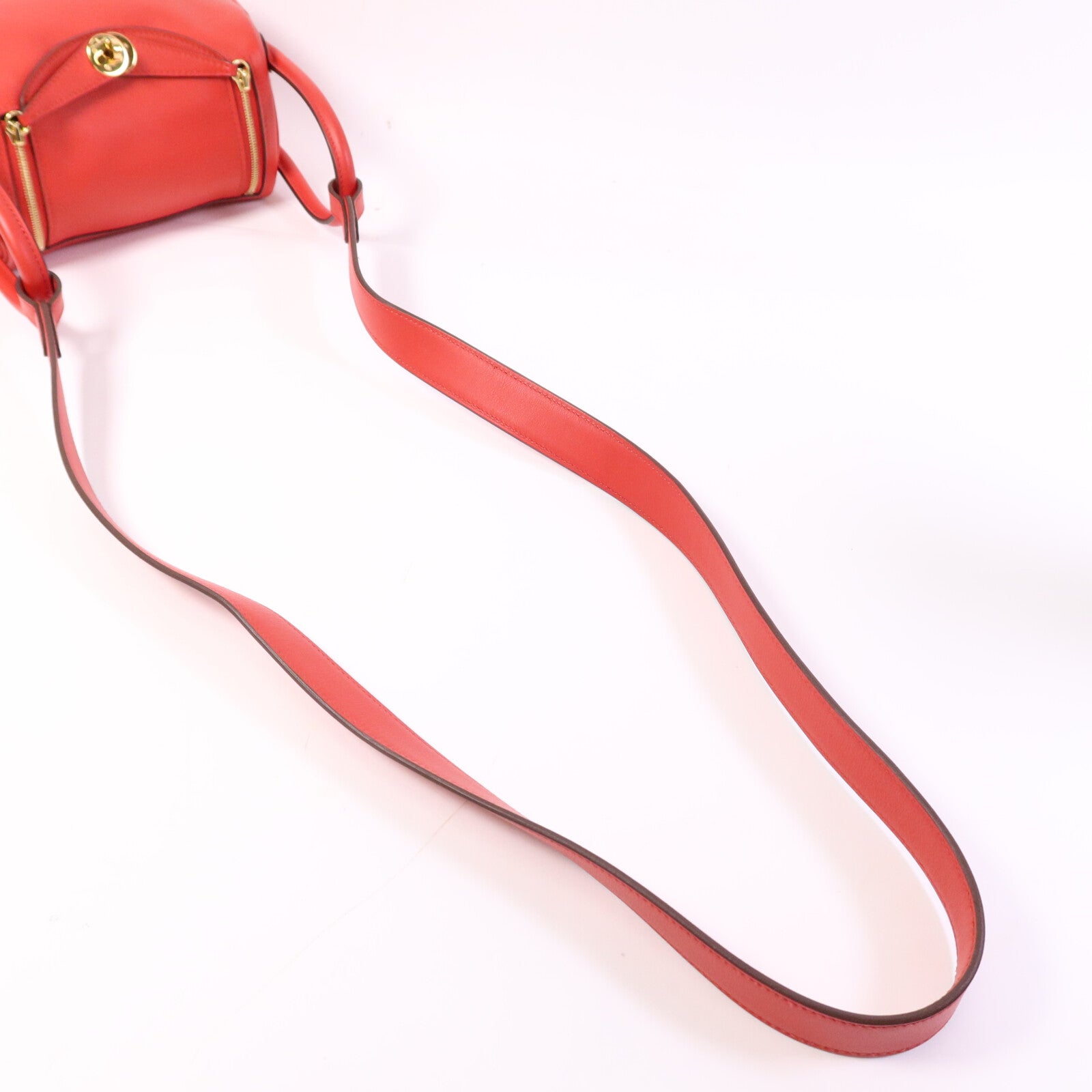 HERMES 【激減優惠】Swift皮革Mini Lindy金扣手挽肩背兩用袋