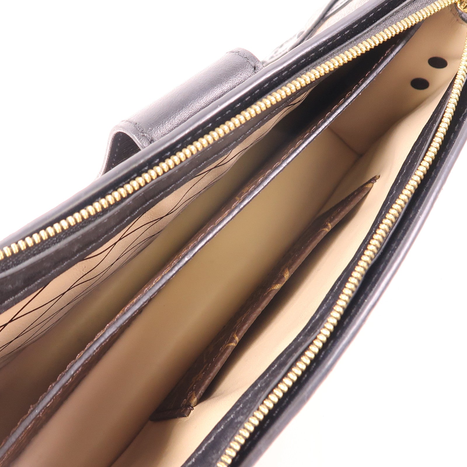 LOUIS VUITTON 【激減優惠】Monogram Reverse Trunk Clutch金扣肩背袋