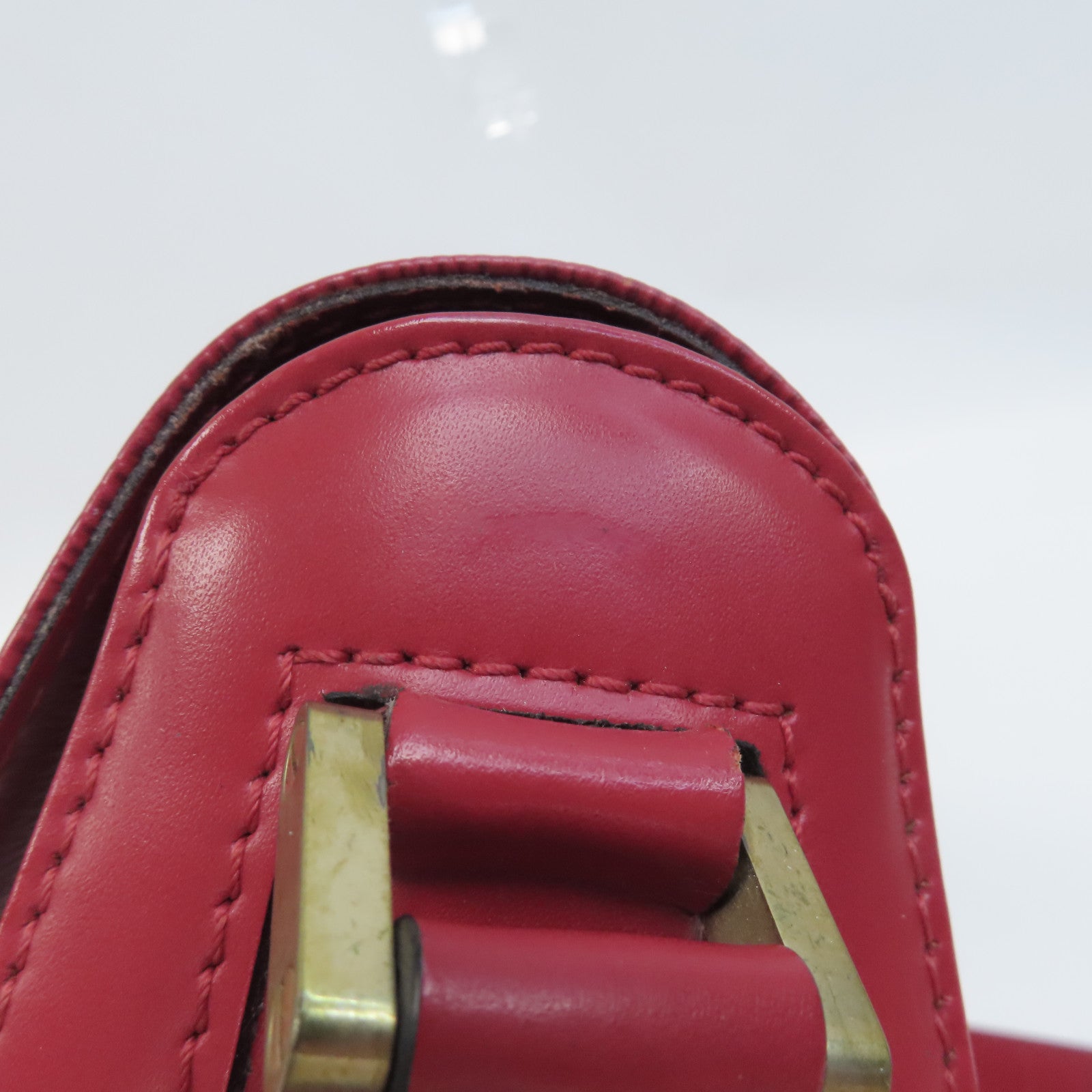 LOUIS VUITTON 【激減優惠】Epi Bushi金扣肩背袋紅色