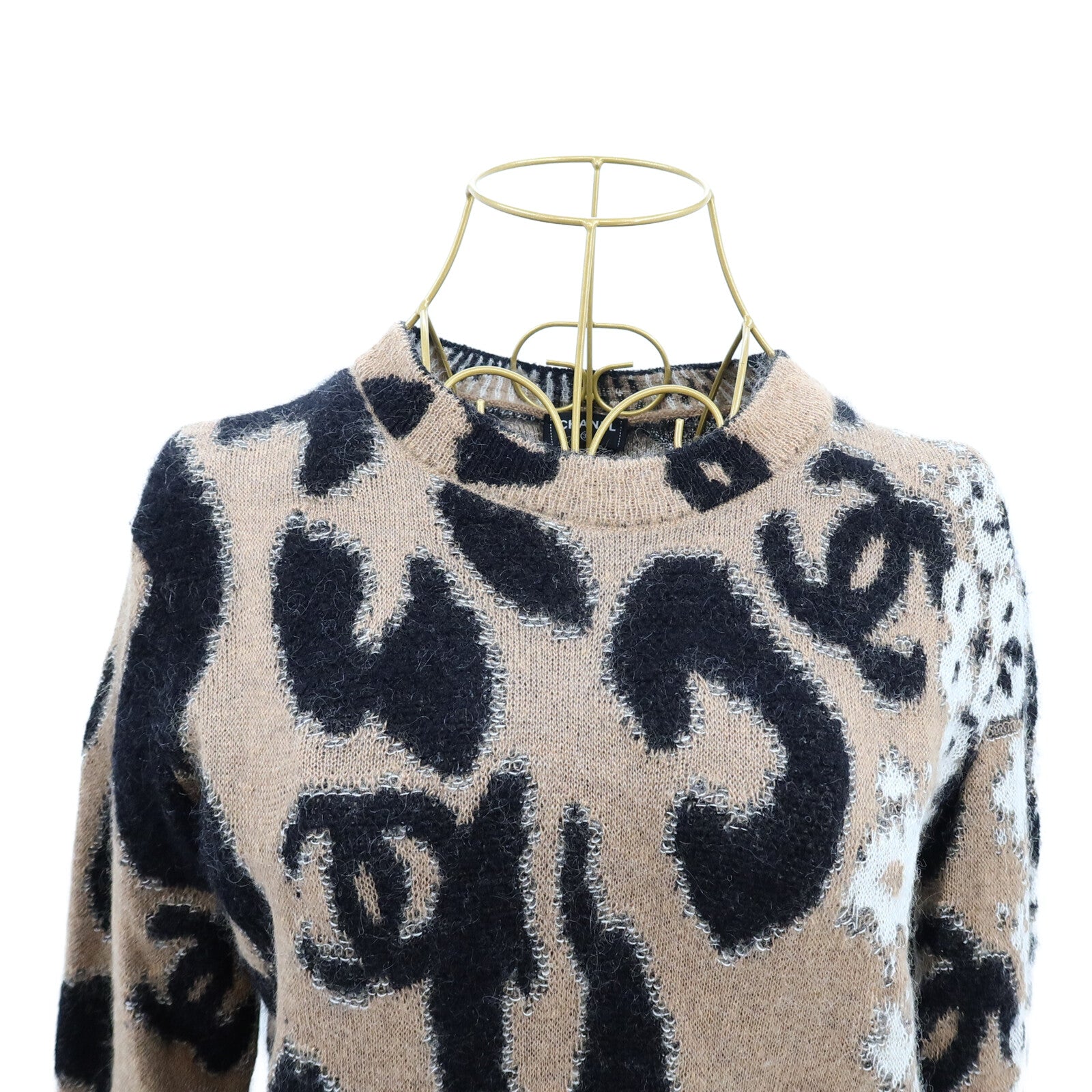 CHANEL Cashmere/Mohair Knit Sweater針織