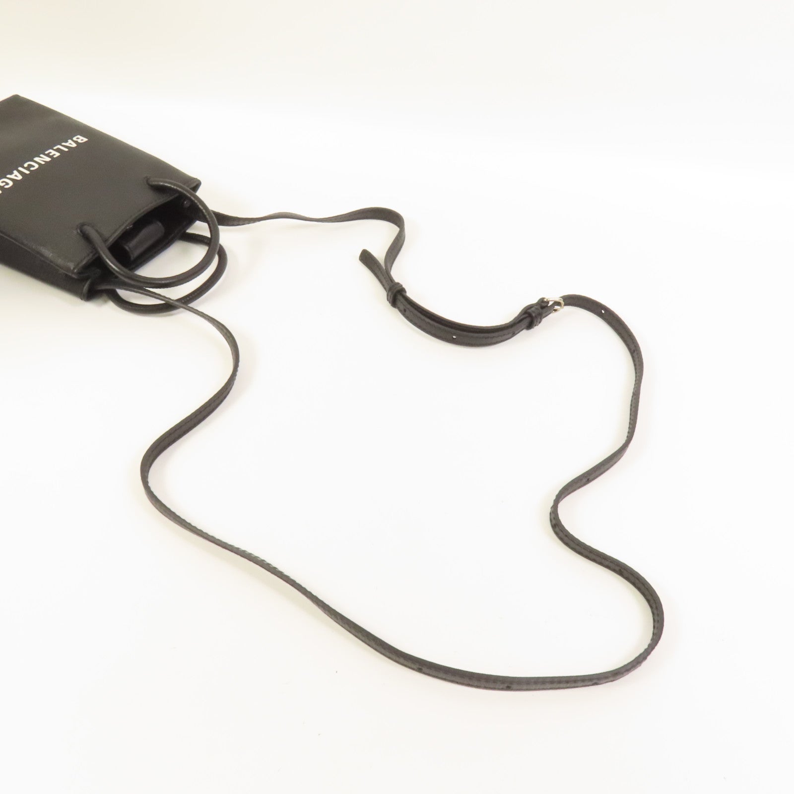 BALENCIAGA 牛皮皮革Phone Holder肩背袋