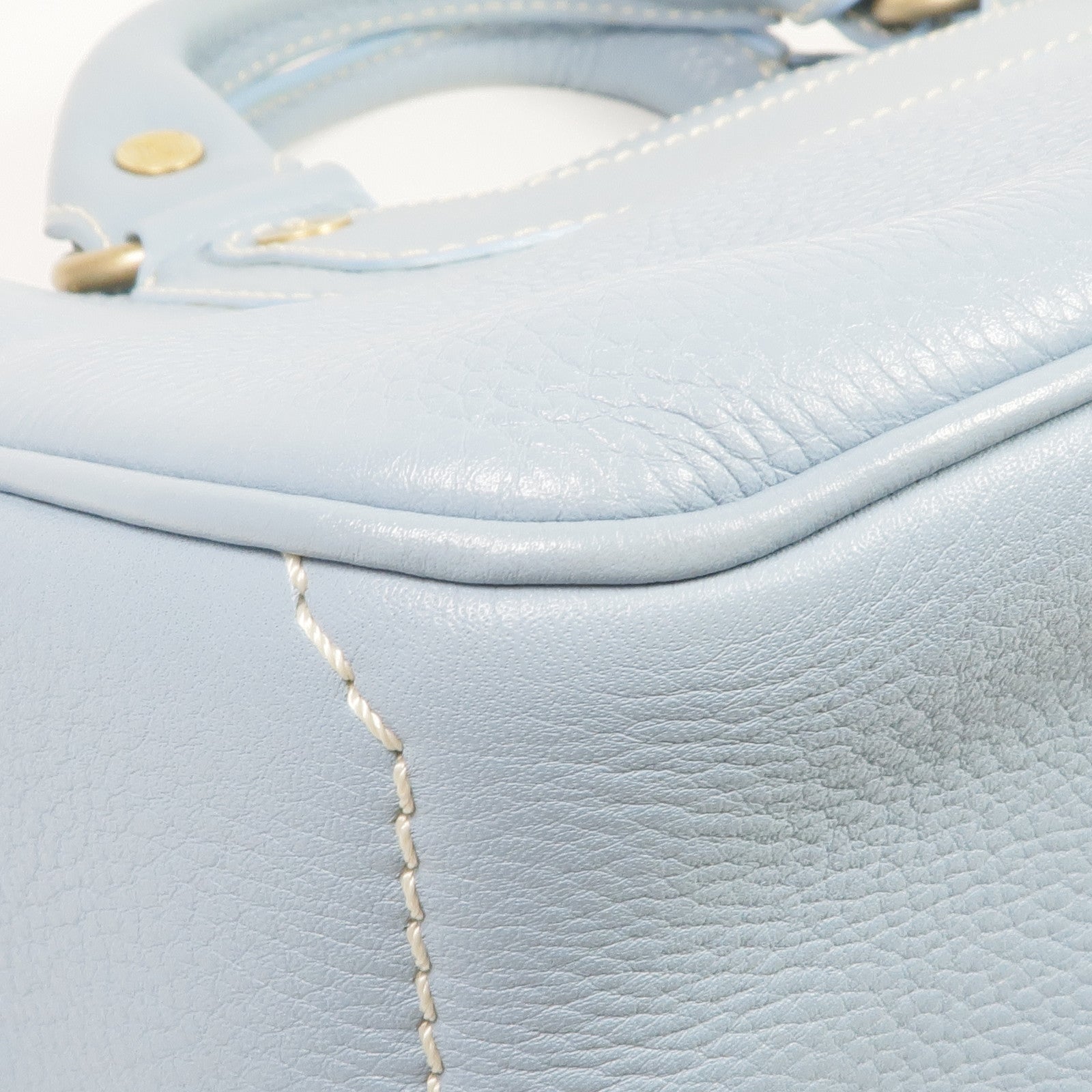 CELINE 牛皮皮革Handbag金扣手挽袋