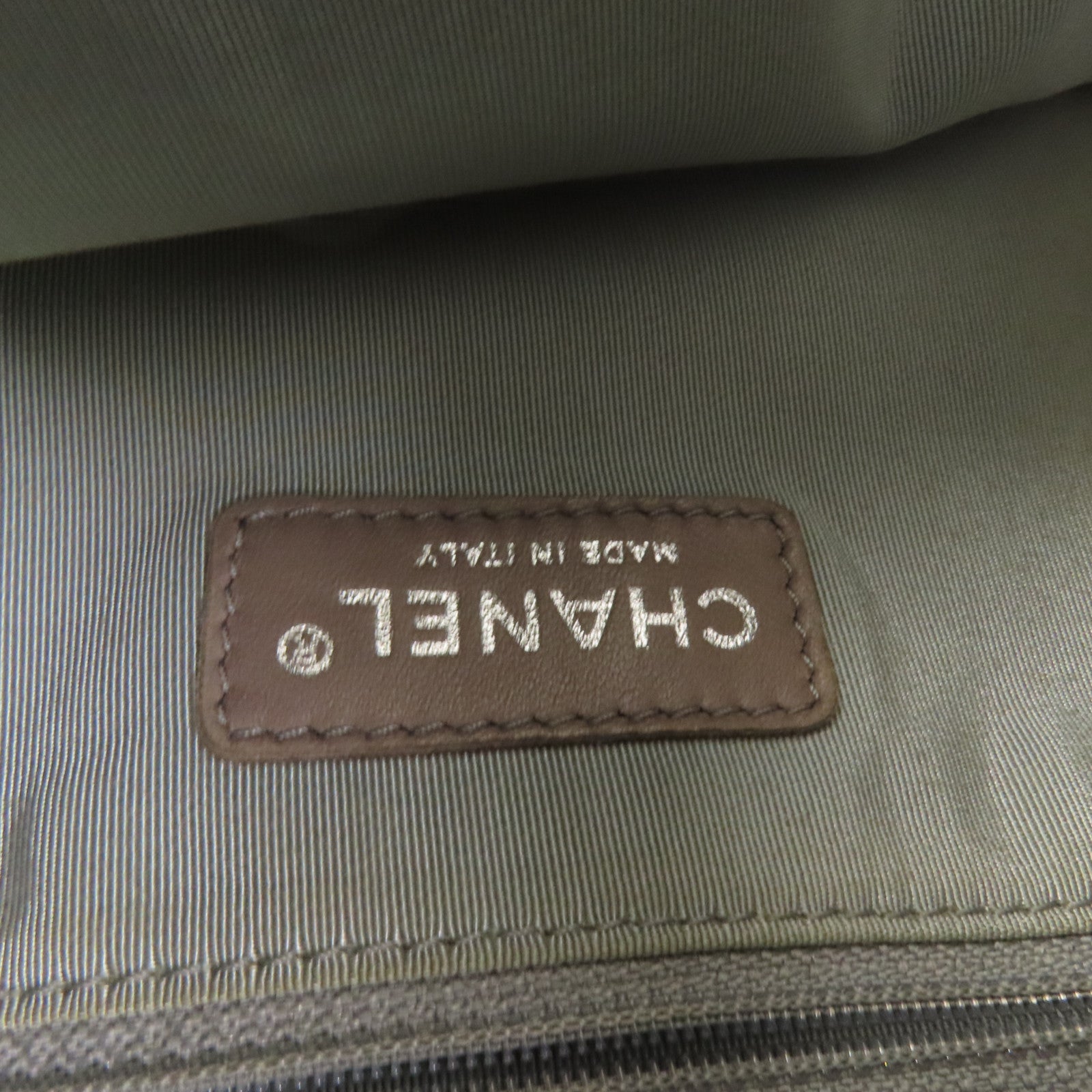 CHANEL 羊皮皮革Chain shoulder Bag銀扣鏈帶肩背袋