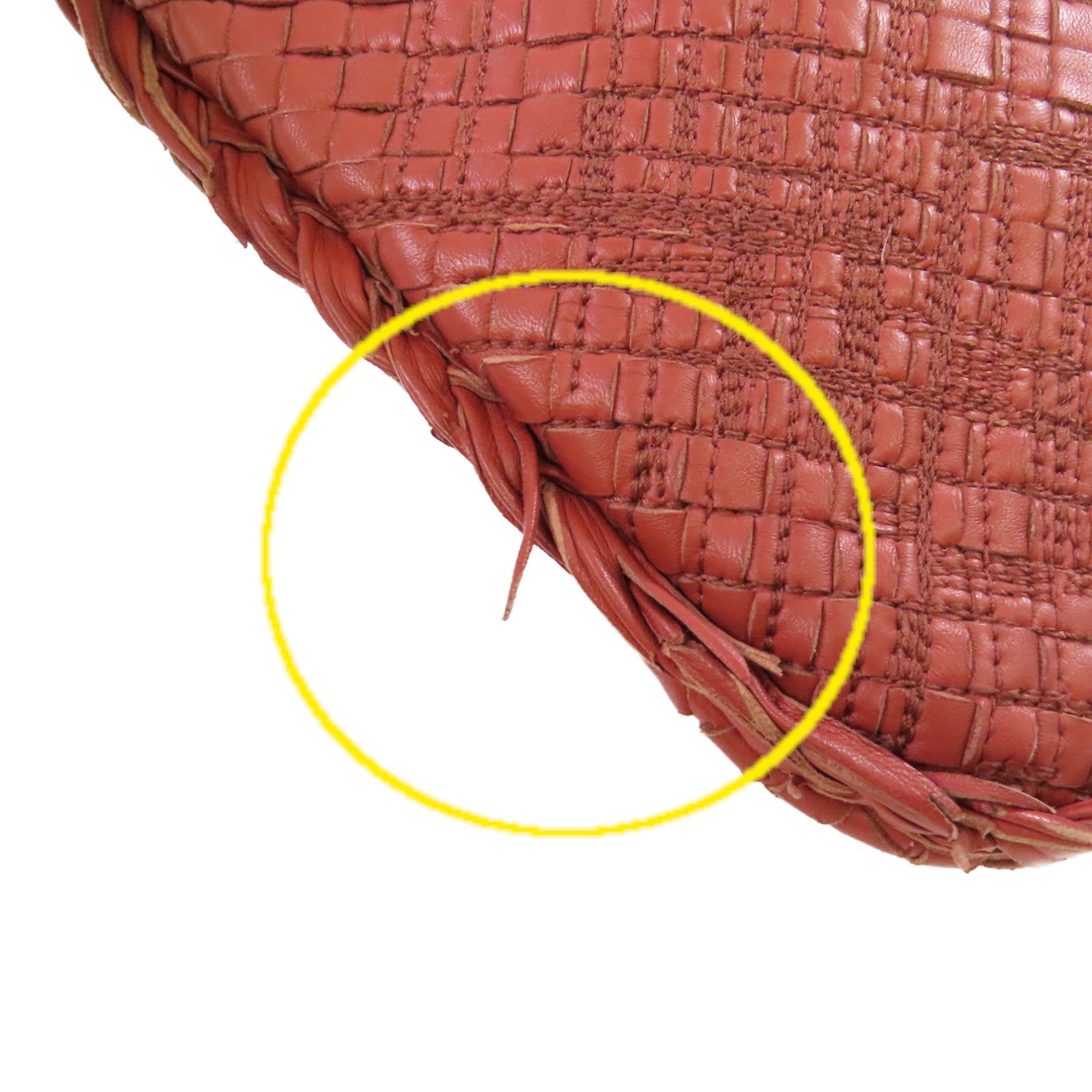 BOTTEGA VENETA 【激減優惠】織紋皮革Intrecciato Shoulder Bag肩背袋酒紅豆色