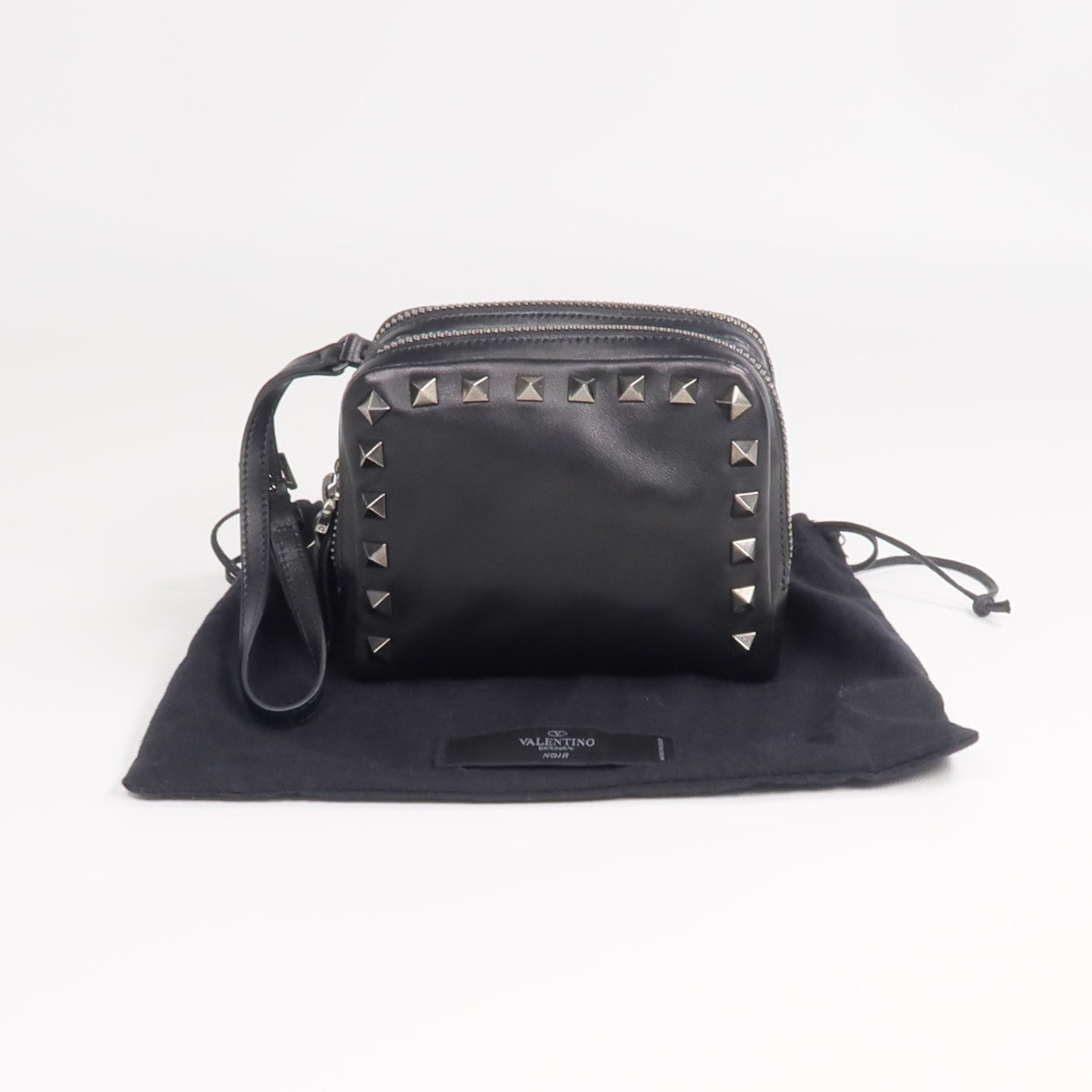 Valentino 羊皮皮革Clutch手拿包