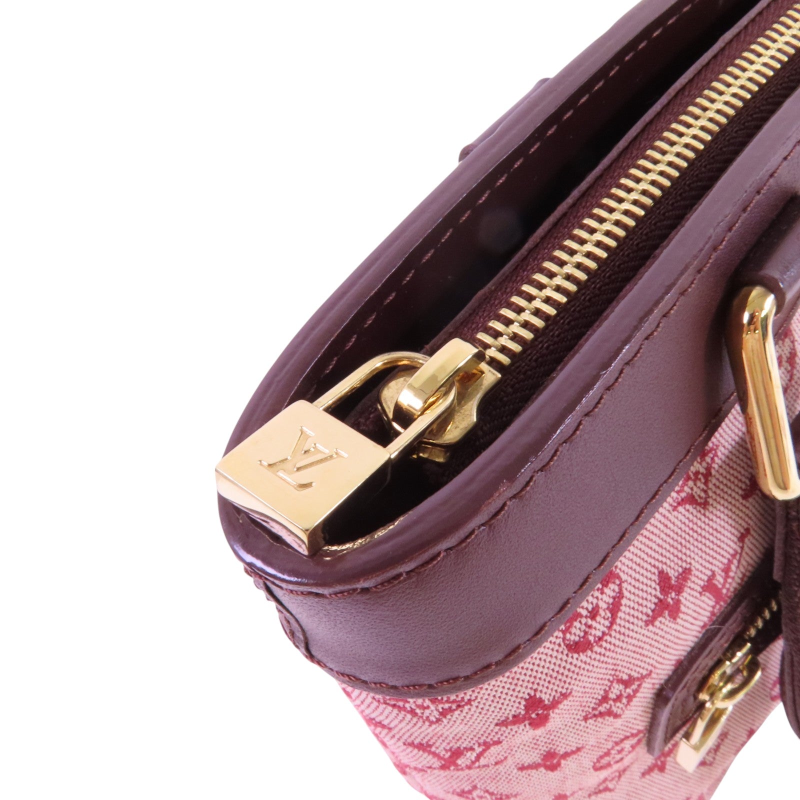 LOUIS VUITTON Monogram-mini Lucille PM金扣手挽袋