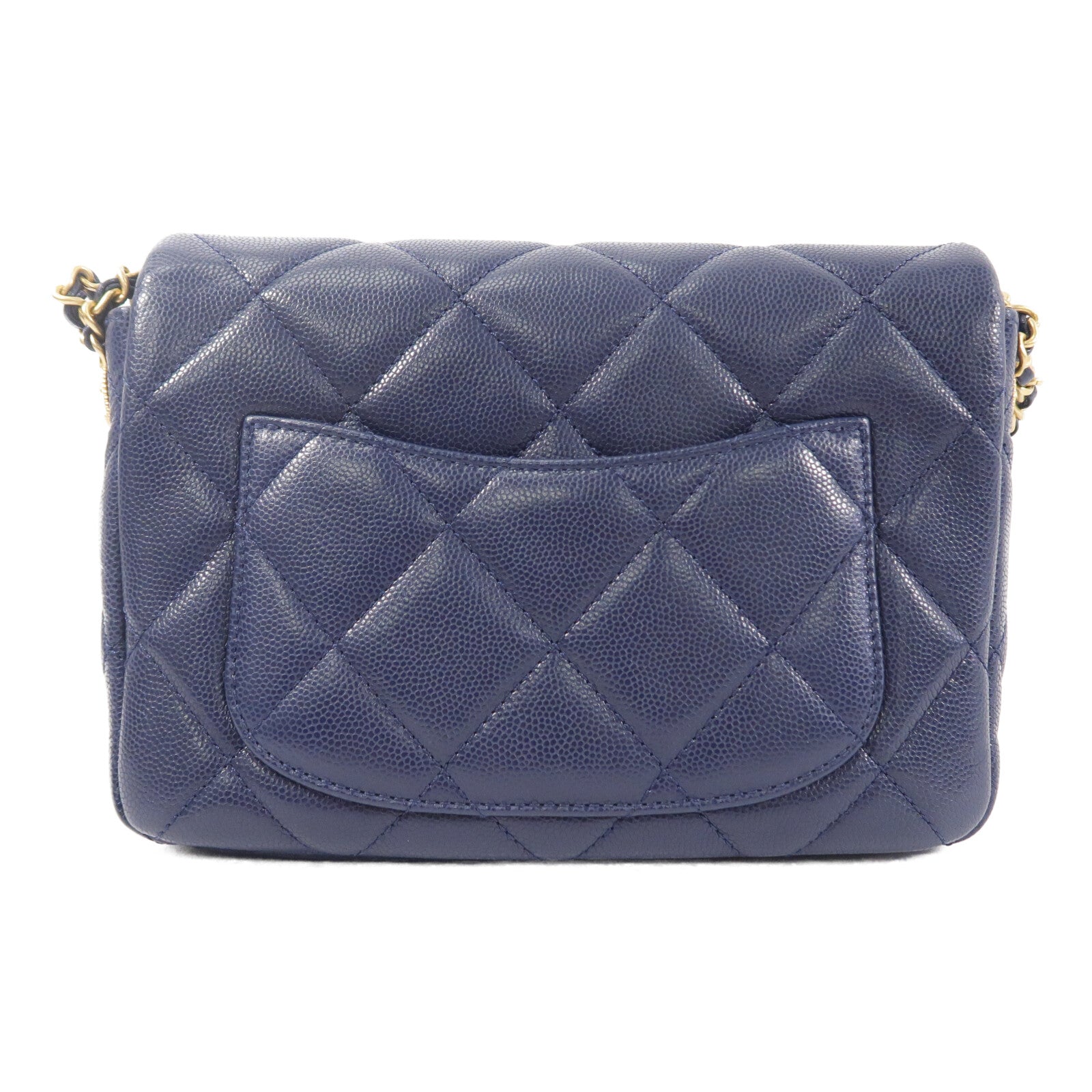 CHANEL 牛皮皮革Chain Shoulder鏈帶肩背袋