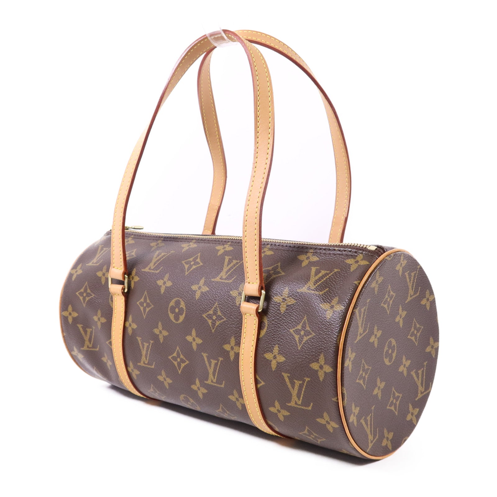LOUIS VUITTON Monogram Papillon GM金扣手挽袋
