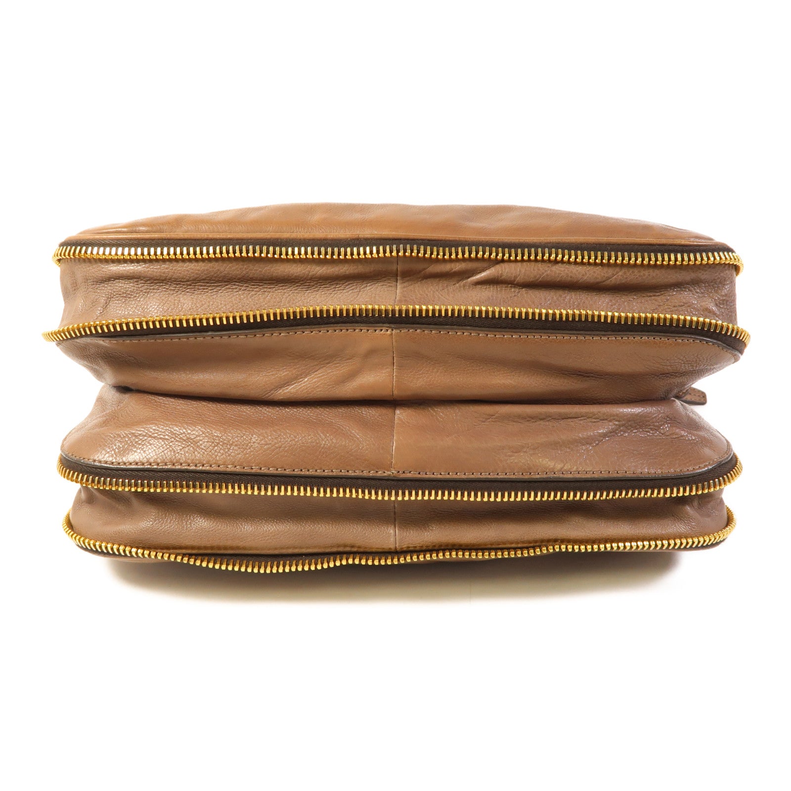 PRADA 牛皮皮革Shoulder Bag金扣肩背袋