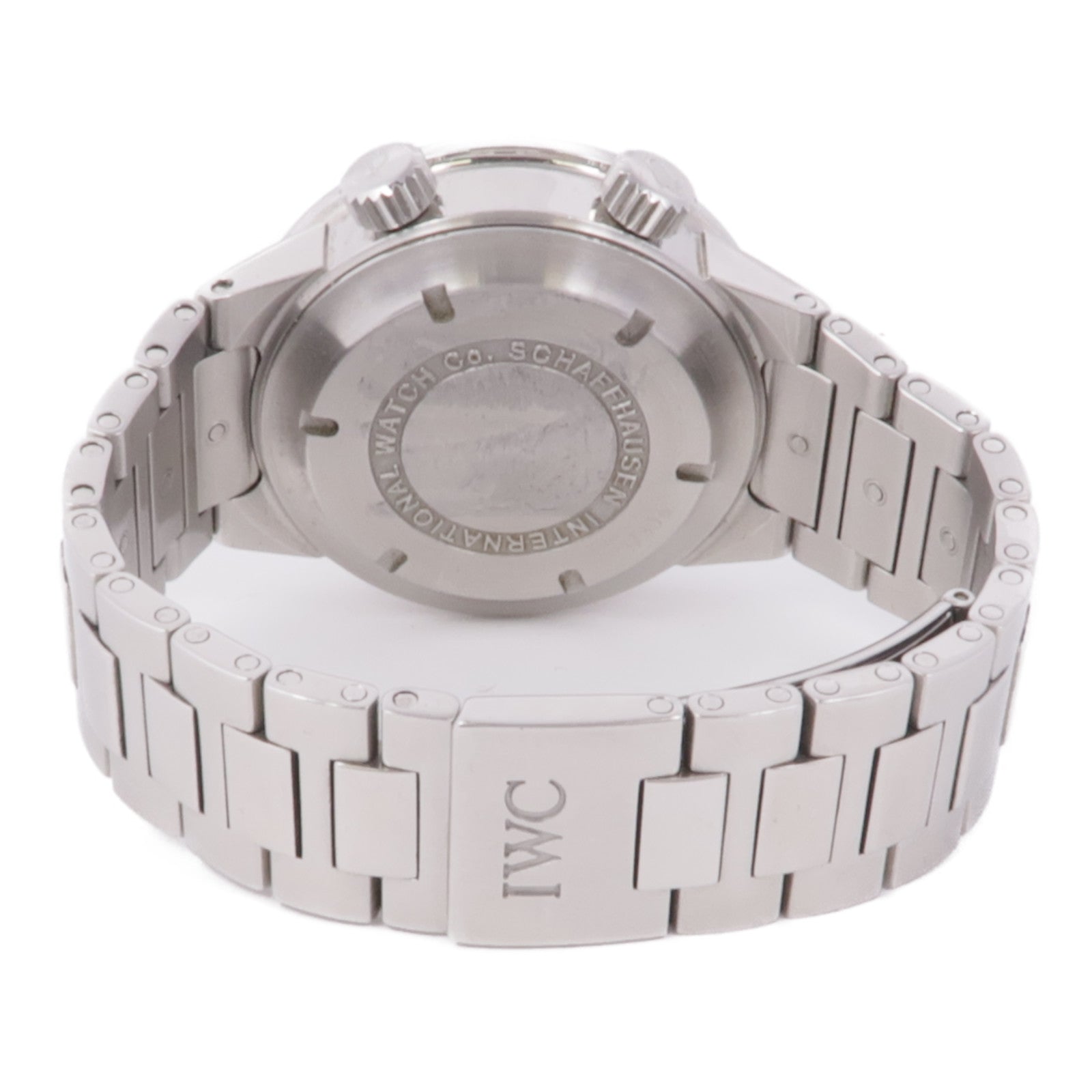 IWC GST Alarm IW353702 Automatic Watch Stainless Steel White
