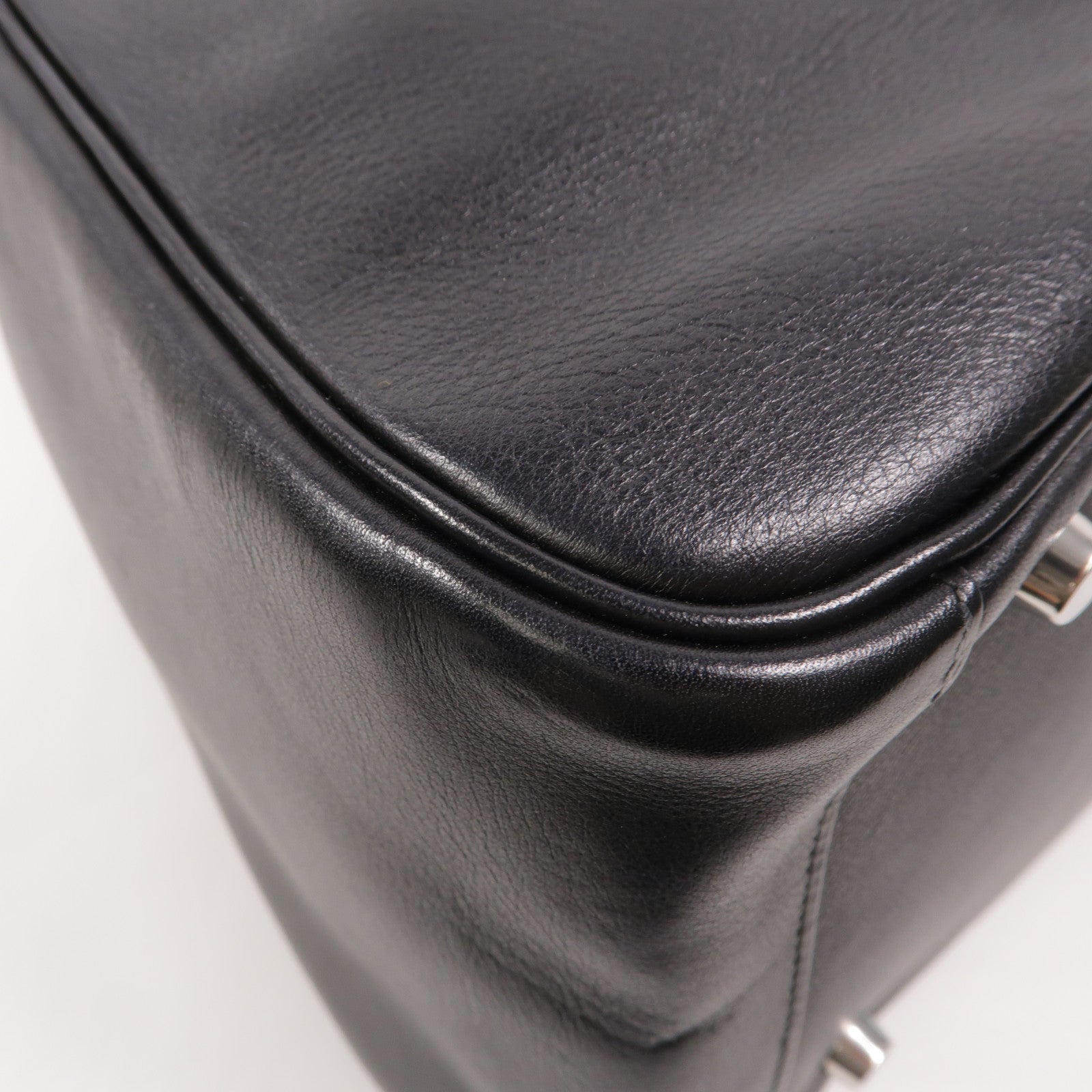 HERMES Volupto皮革Lindy 30手挽肩背兩用袋Noir
