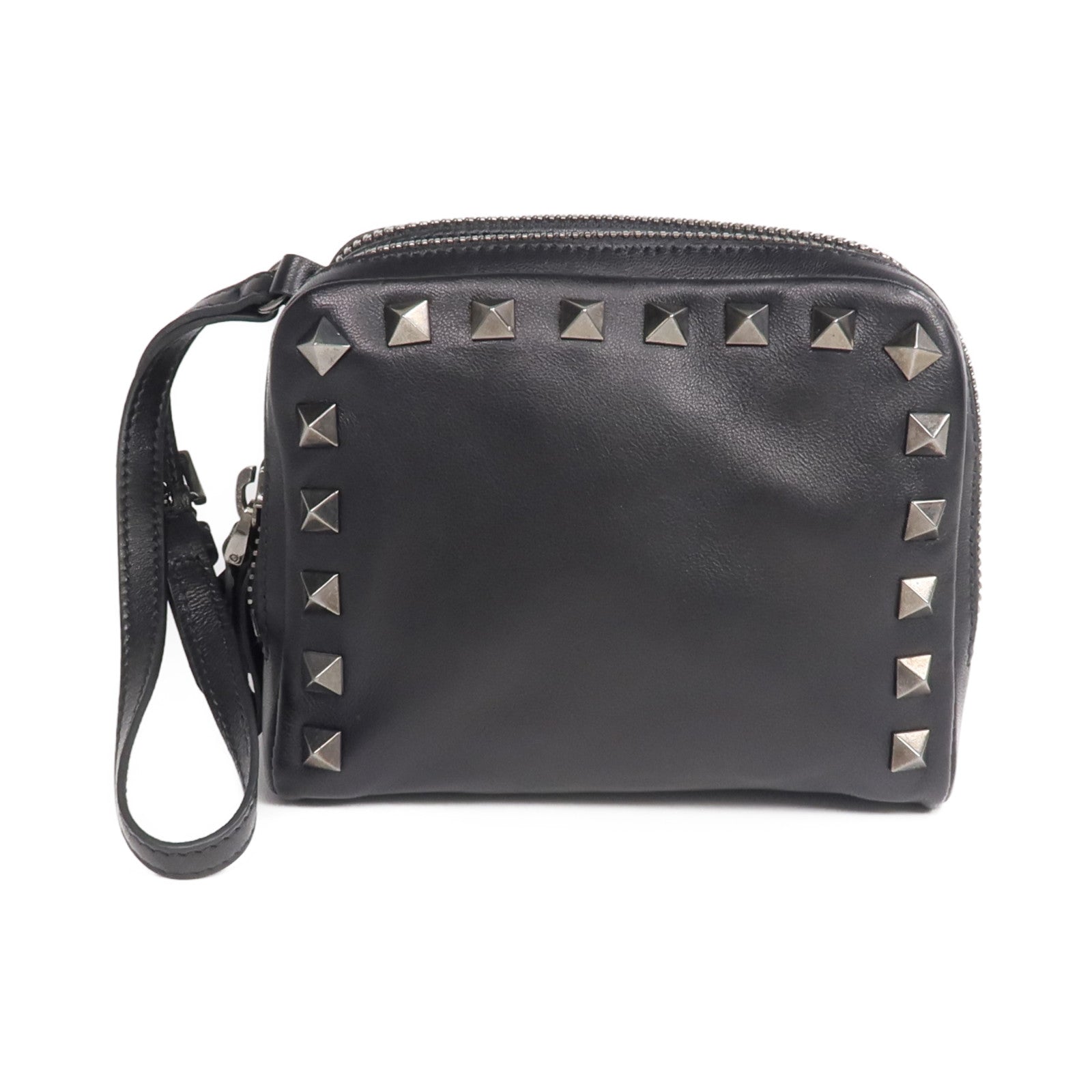 Valentino 【激減優惠】羊皮皮革Clutch手拿包