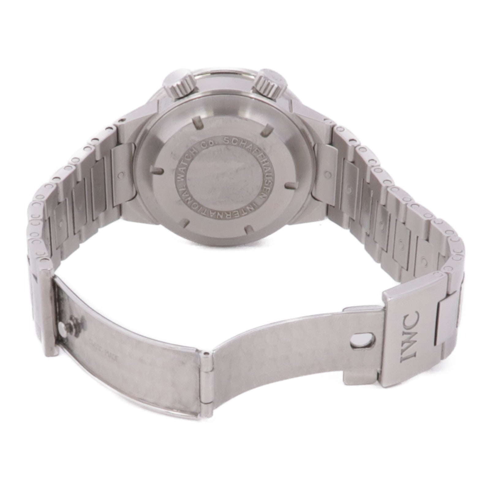IWC GST Alarm IW353702 Automatic Watch Stainless Steel White