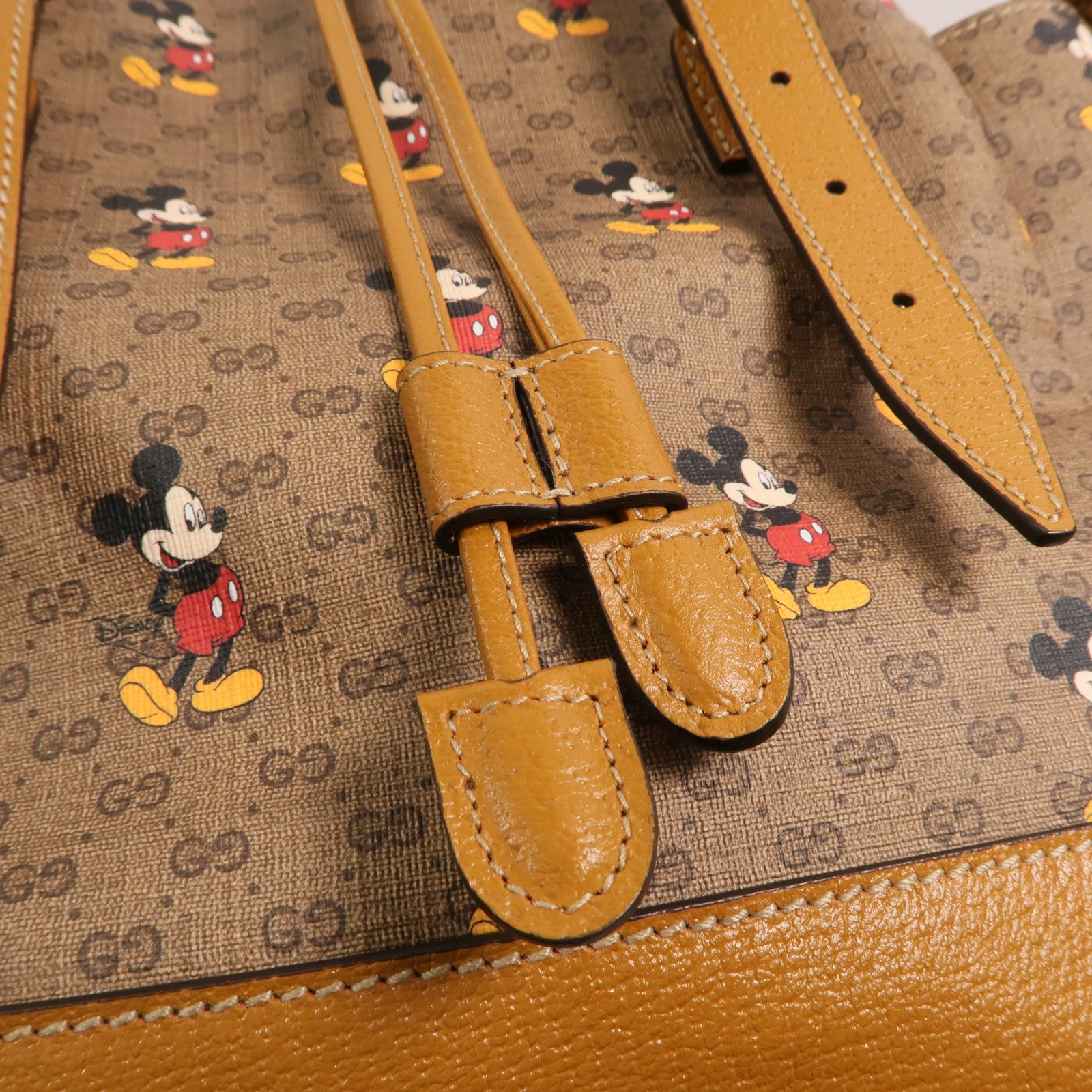 GUCCI 【激減優惠】塗層帆布Gucci X Disney Backpack背包