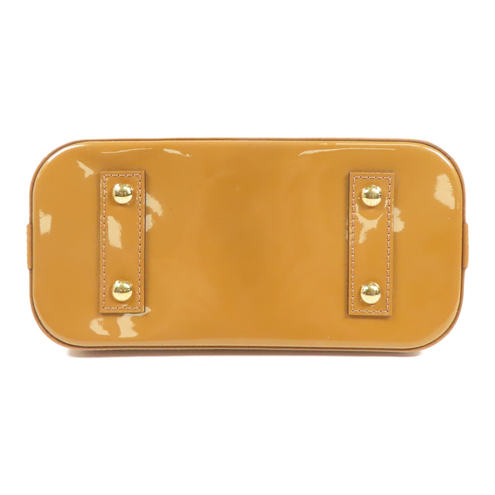 LOUIS VUITTON Monogram Vernis Alma BB金扣手挽肩背兩用袋