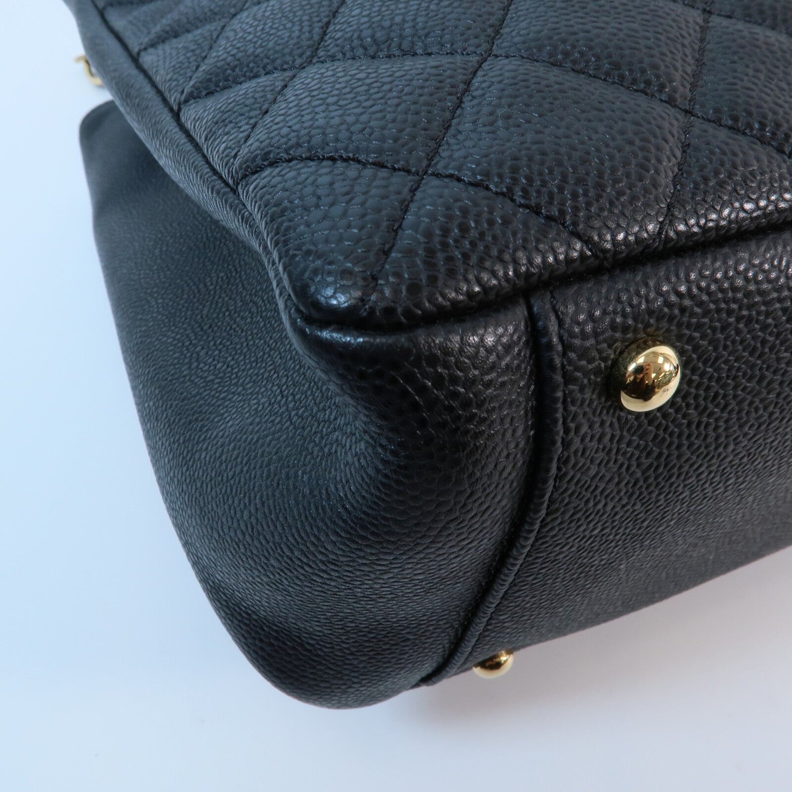 CHANEL 牛皮皮革GST Grand Shopping Tote Bag鏈帶手挽袋