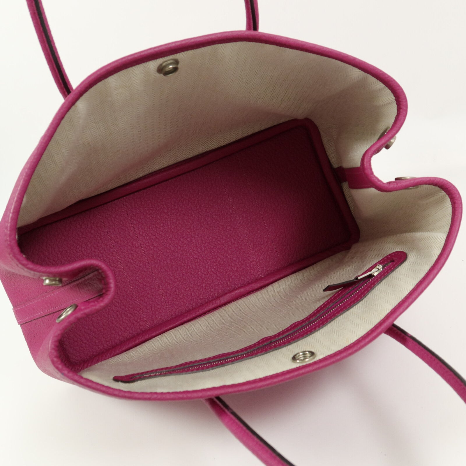 HERMES Negonda皮革Garden Party TPM 30手挽袋