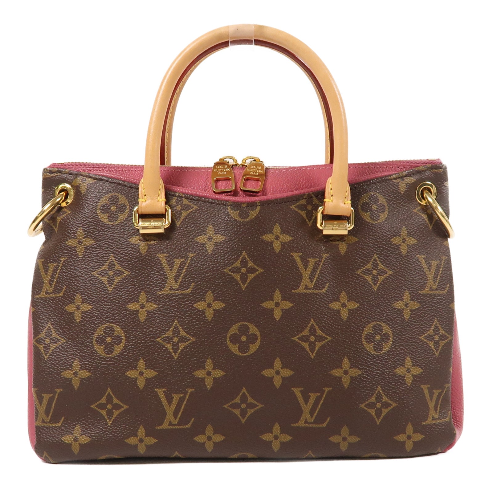 LOUIS VUITTON Monogram Pallas BB金扣手挽肩背兩用袋