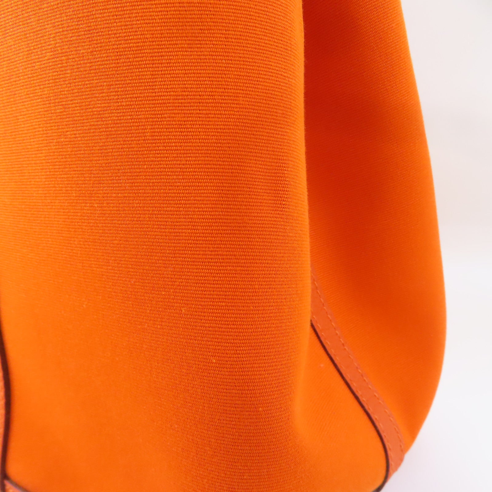 HERMES (PRICE DOWN) PHW Garden Party PM Tote Bag Handbag Negonda Leather Orange
