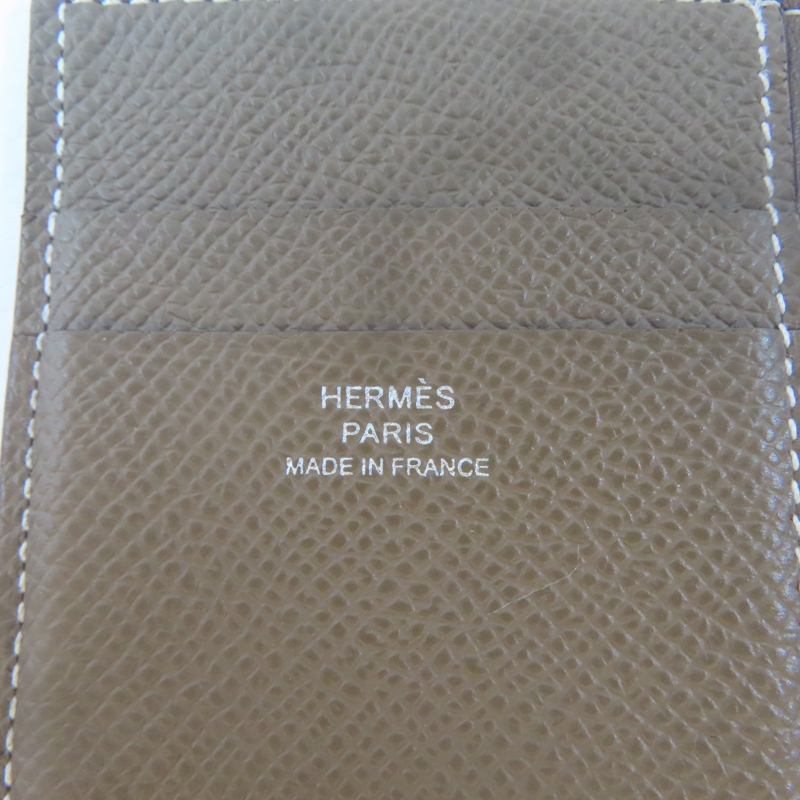 HERMES Epsom皮革MC2 Euclide Card Holder卡片套Etoupe/大象灰色