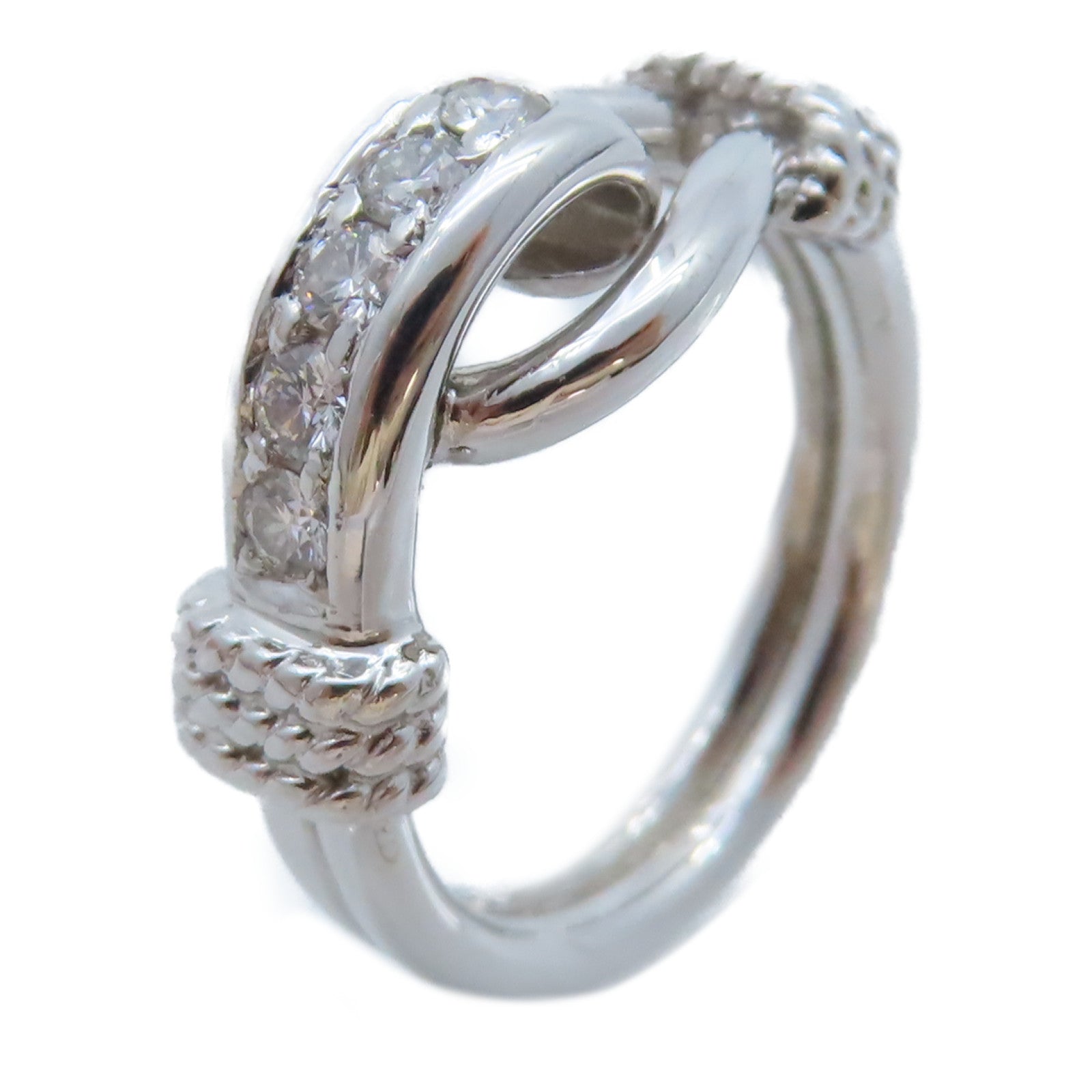 JEWELRY 18K白金/Diamond Ring 0.21ct5