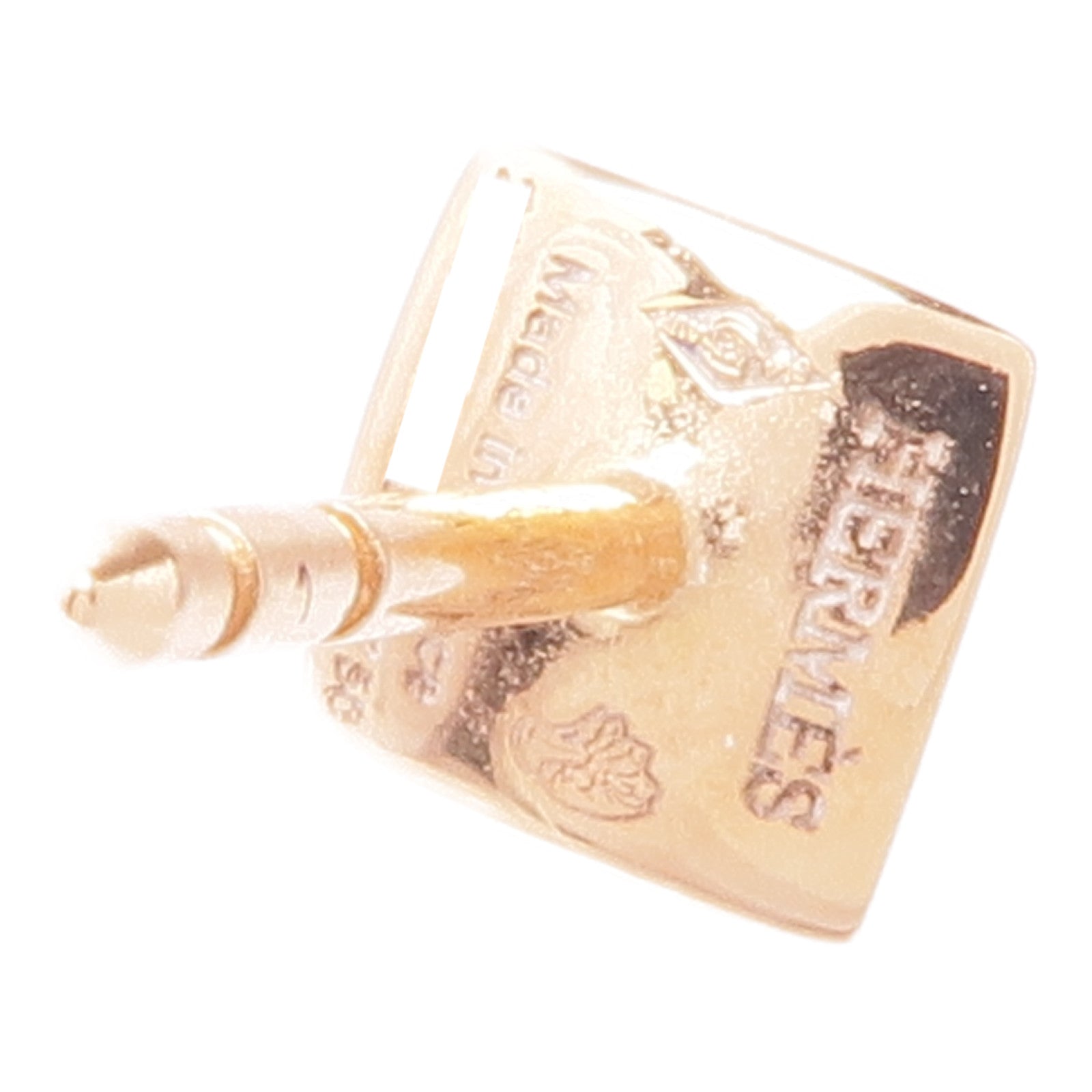 HERMES 【激減優惠】18K玫瑰金Cloud'H Earrings鑽石耳環