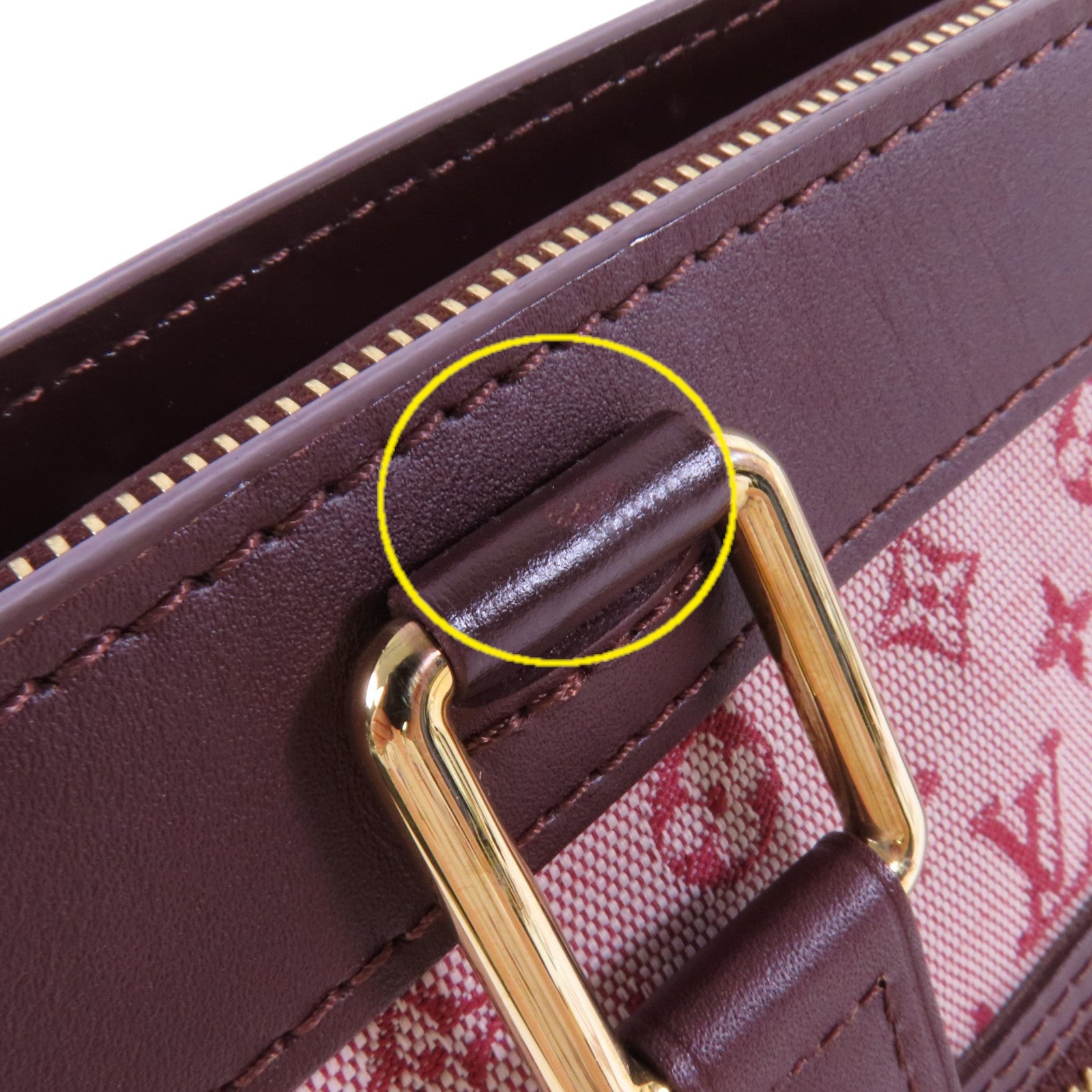 LOUIS VUITTON Monogram-mini Lucille PM金扣手挽袋