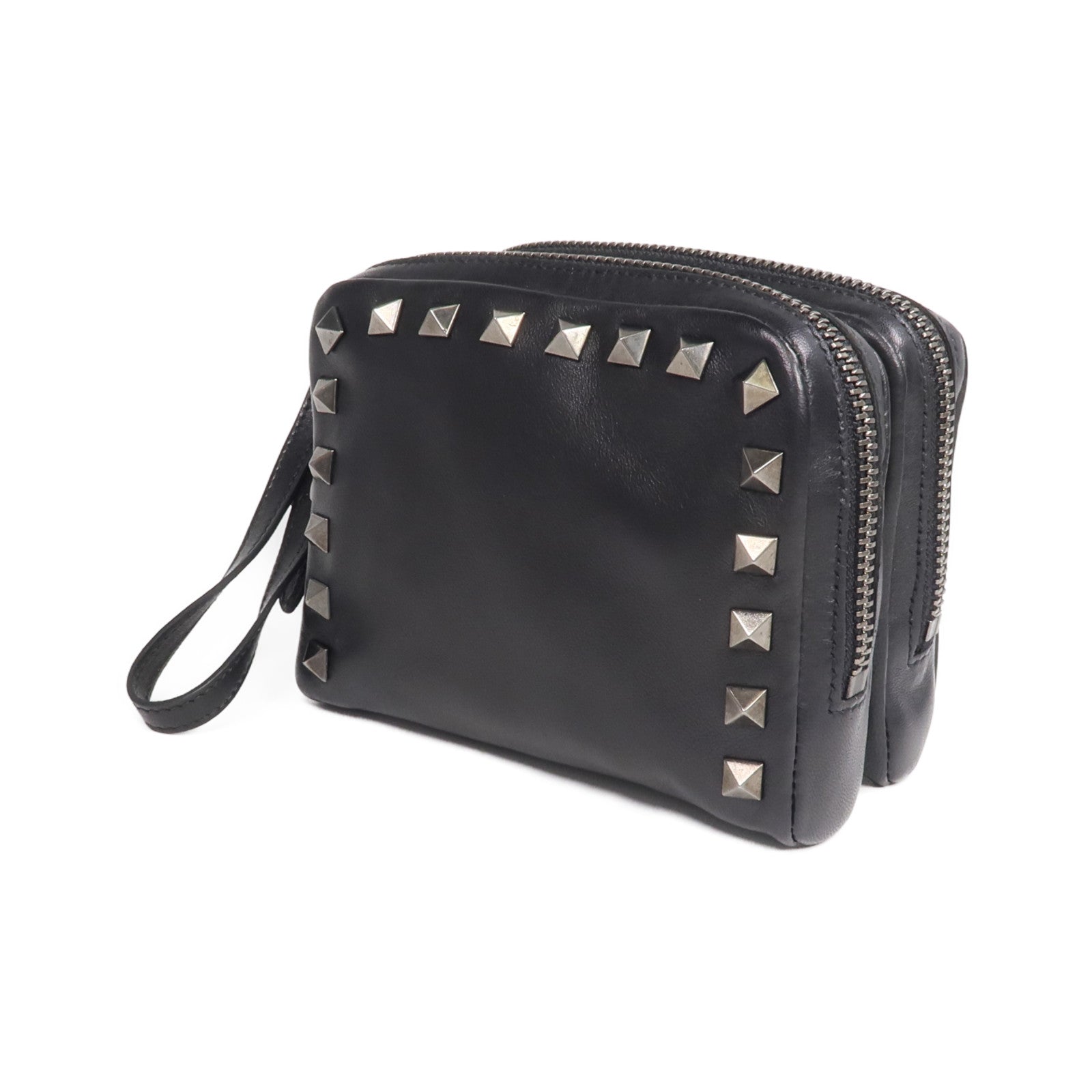 Valentino 【激減優惠】羊皮皮革Clutch手拿包