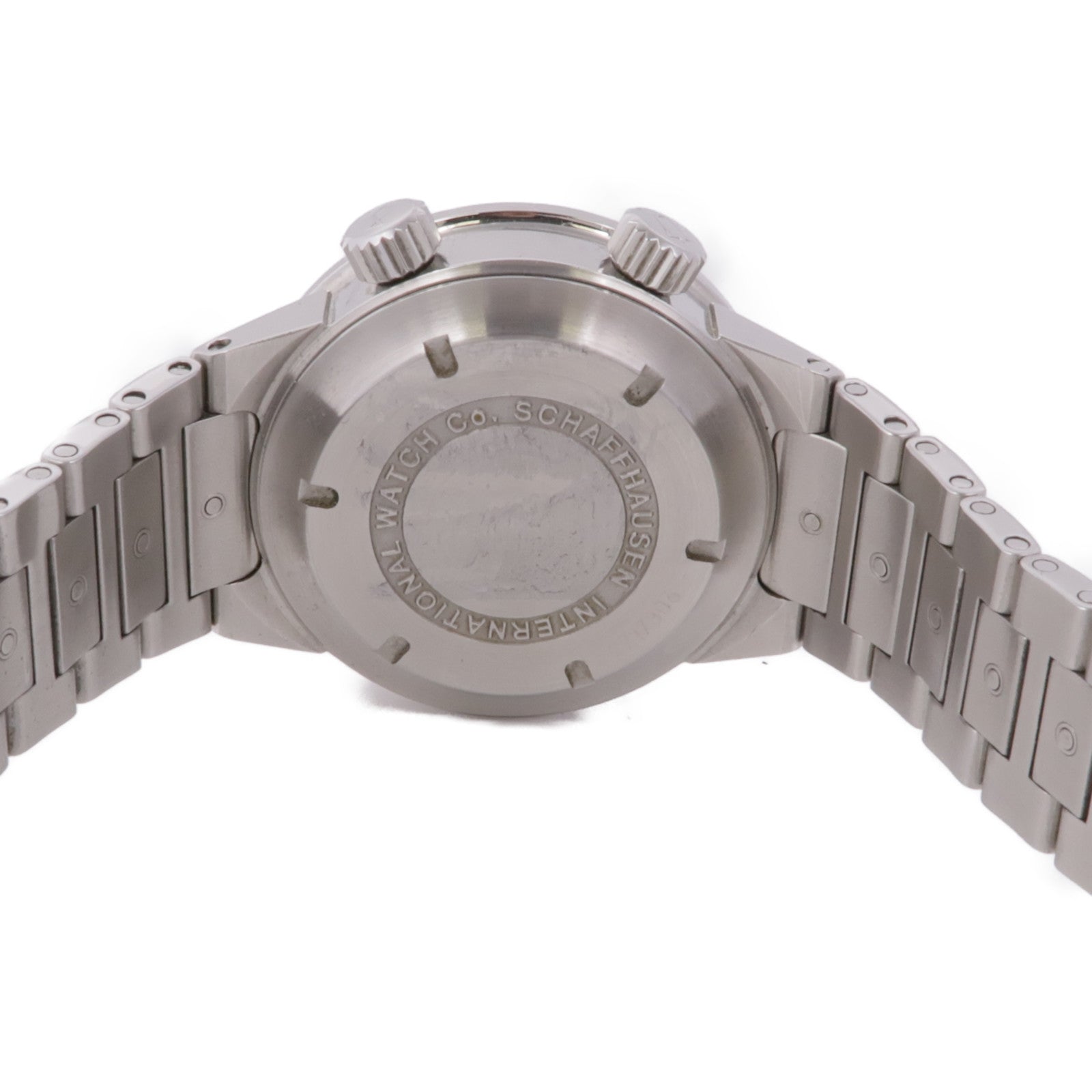 IWC GST Alarm IW353702 Automatic Watch Stainless Steel White
