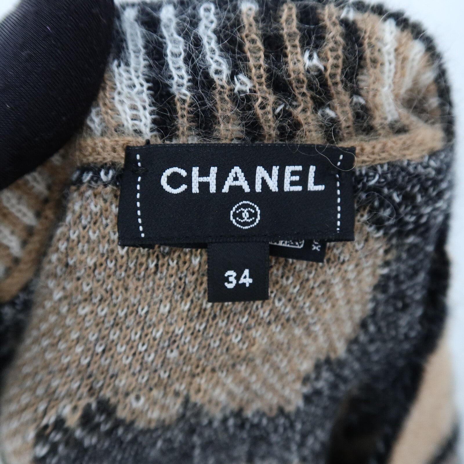 CHANEL Cashmere/Mohair Knit Sweater針織