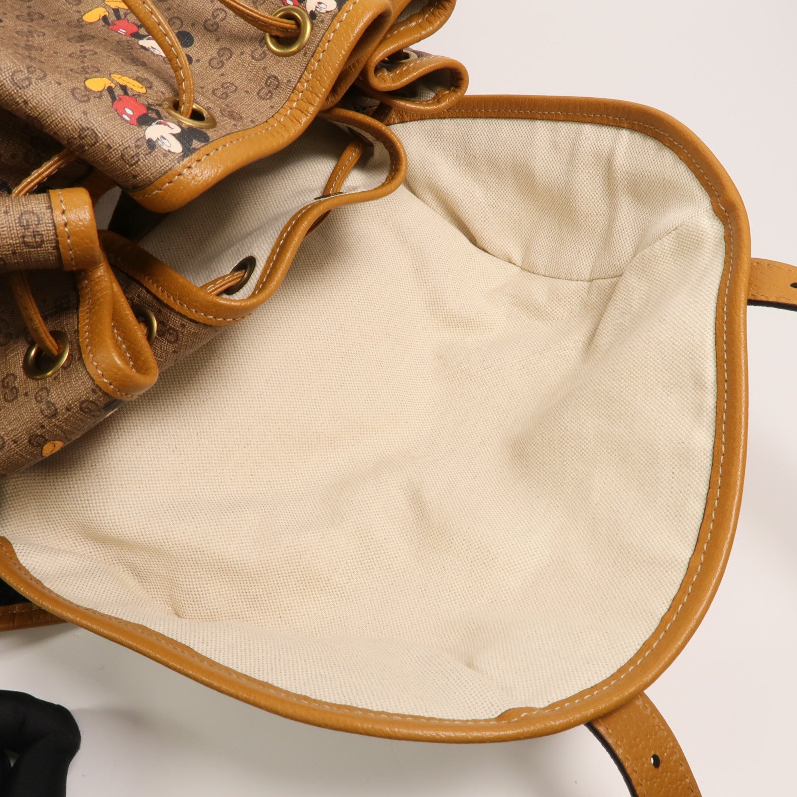 GUCCI 【激減優惠】塗層帆布Gucci X Disney Backpack背包