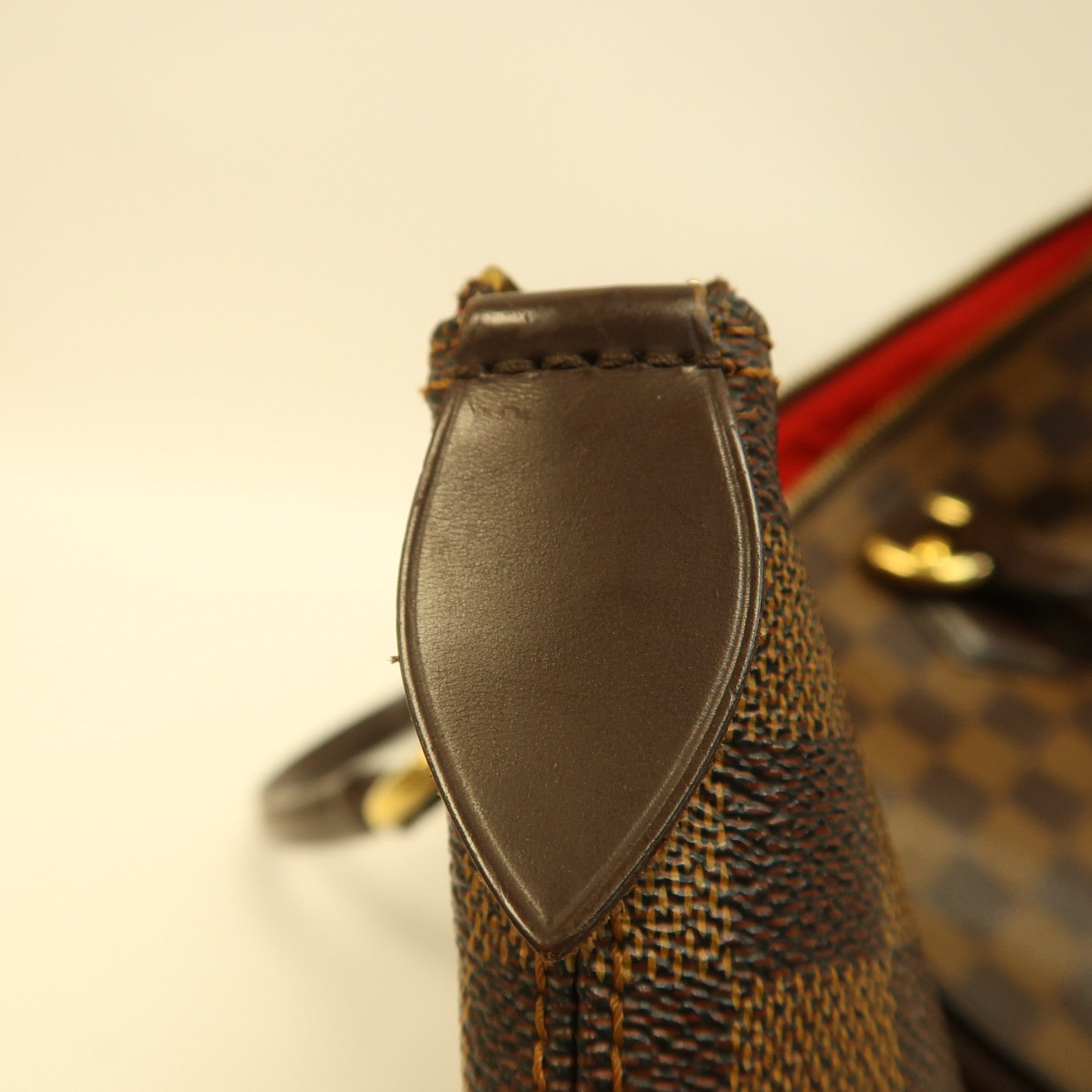 LOUIS VUITTON 【激減優惠】Damier Saleya MM金扣肩背袋啡色