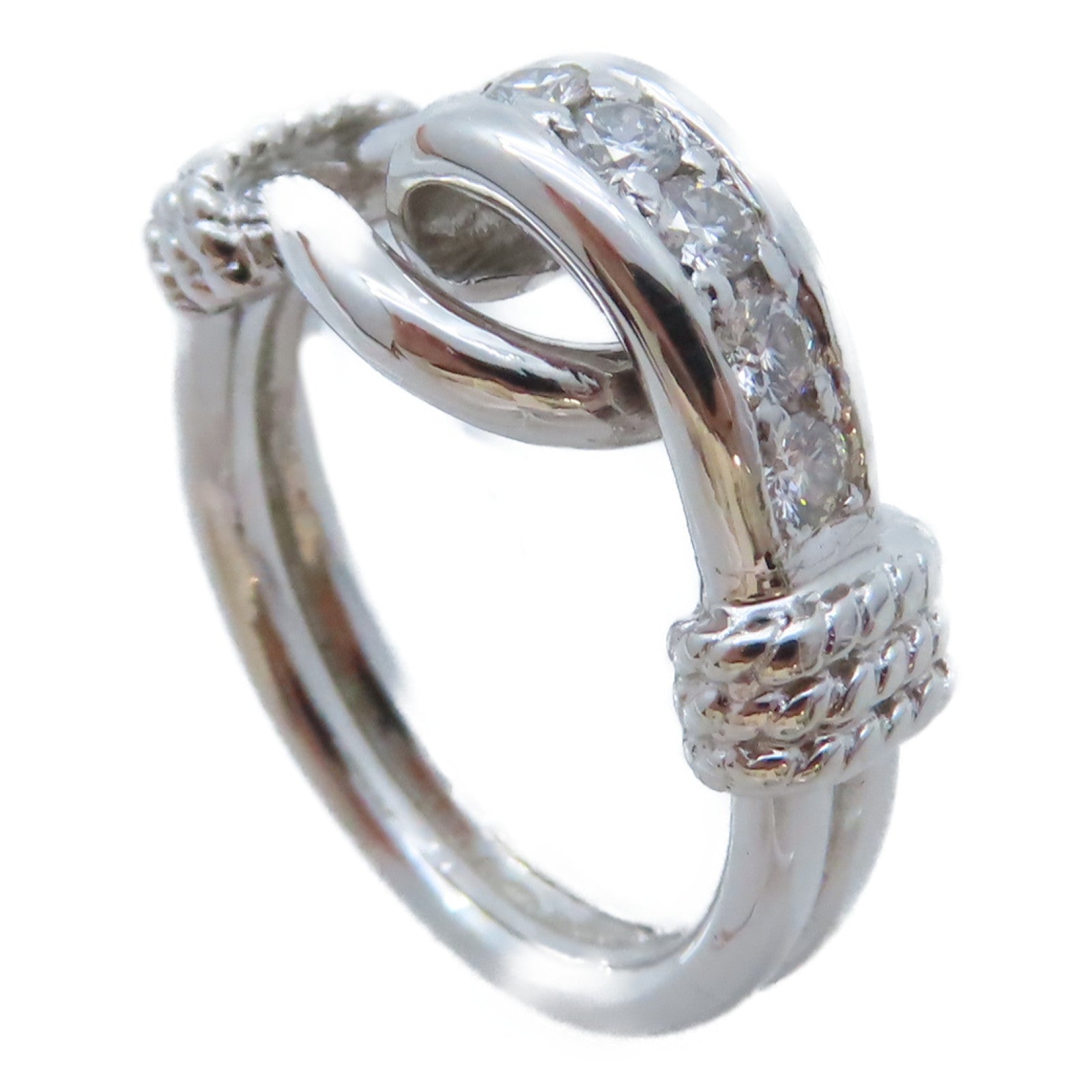 JEWELRY 18K白金/Diamond Ring 0.21ct5