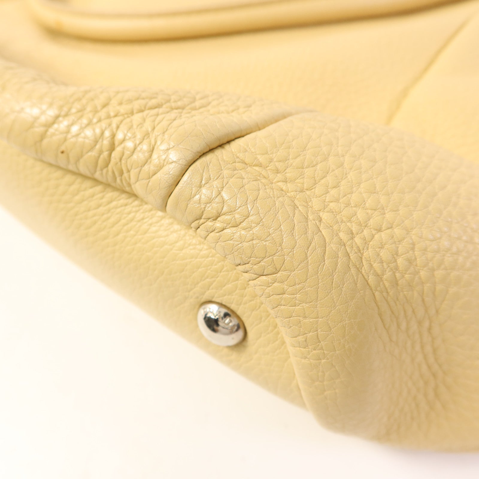 PRADA 牛皮皮革Vitello Daino 2 Way Shoulder Bag銀扣手挽肩背兩用袋