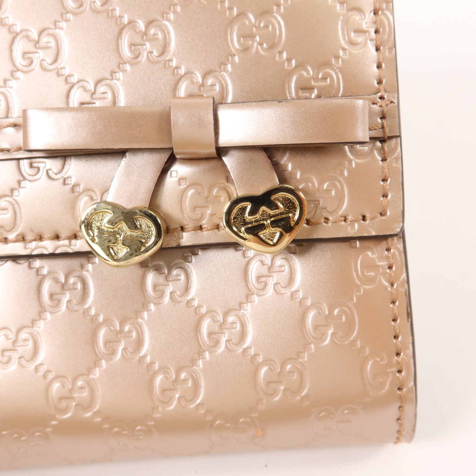 GUCCI 牛皮皮革Guccissima Long Wallet長錢包