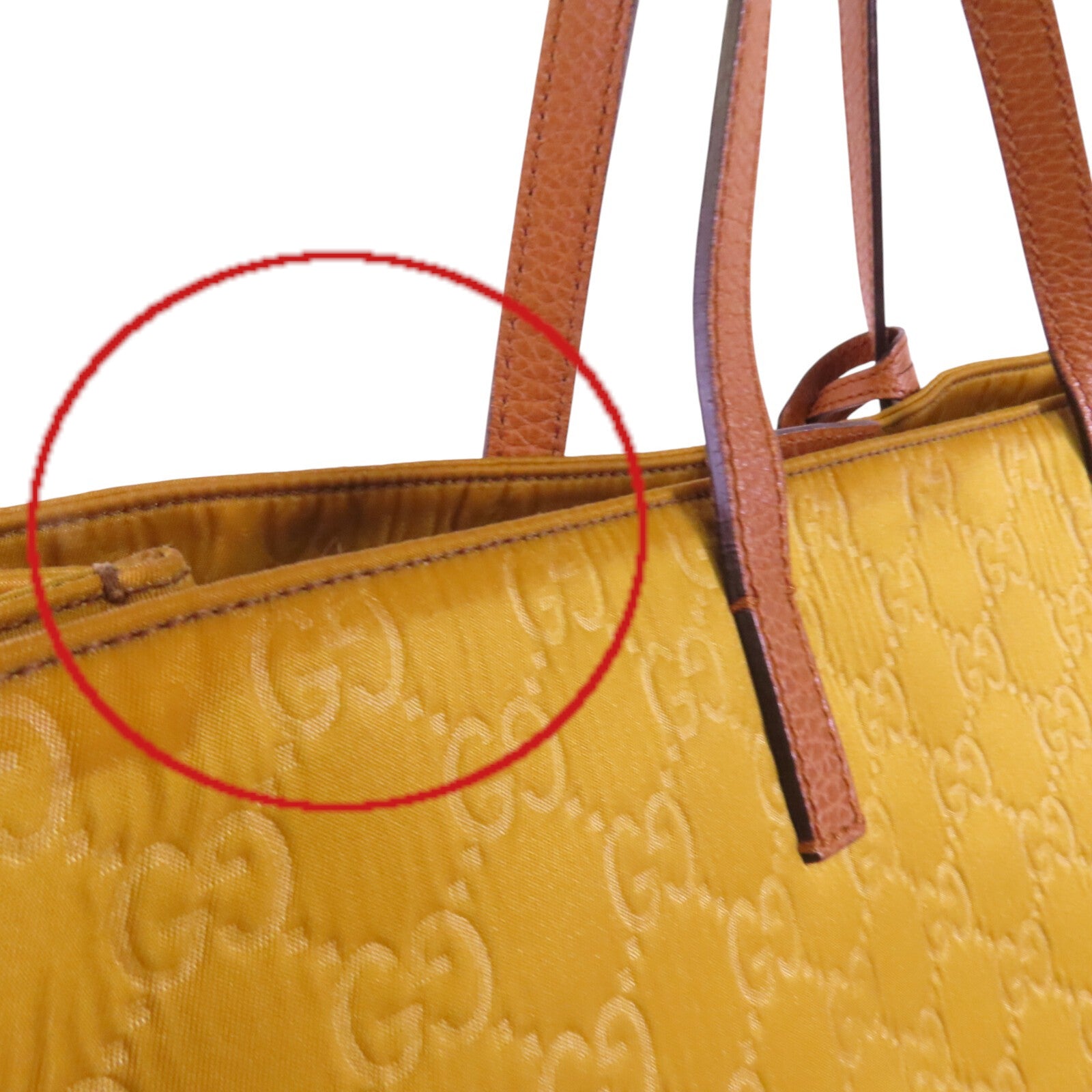 GUCCI 帆布Tote Bag銀扣手挽袋