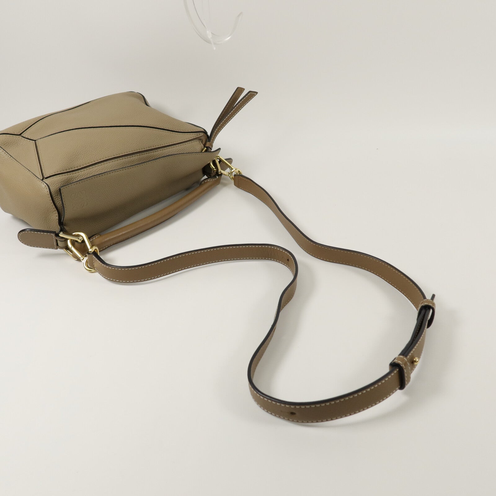 LOEWE 牛皮皮革Puzzle Small手挽肩背兩用袋