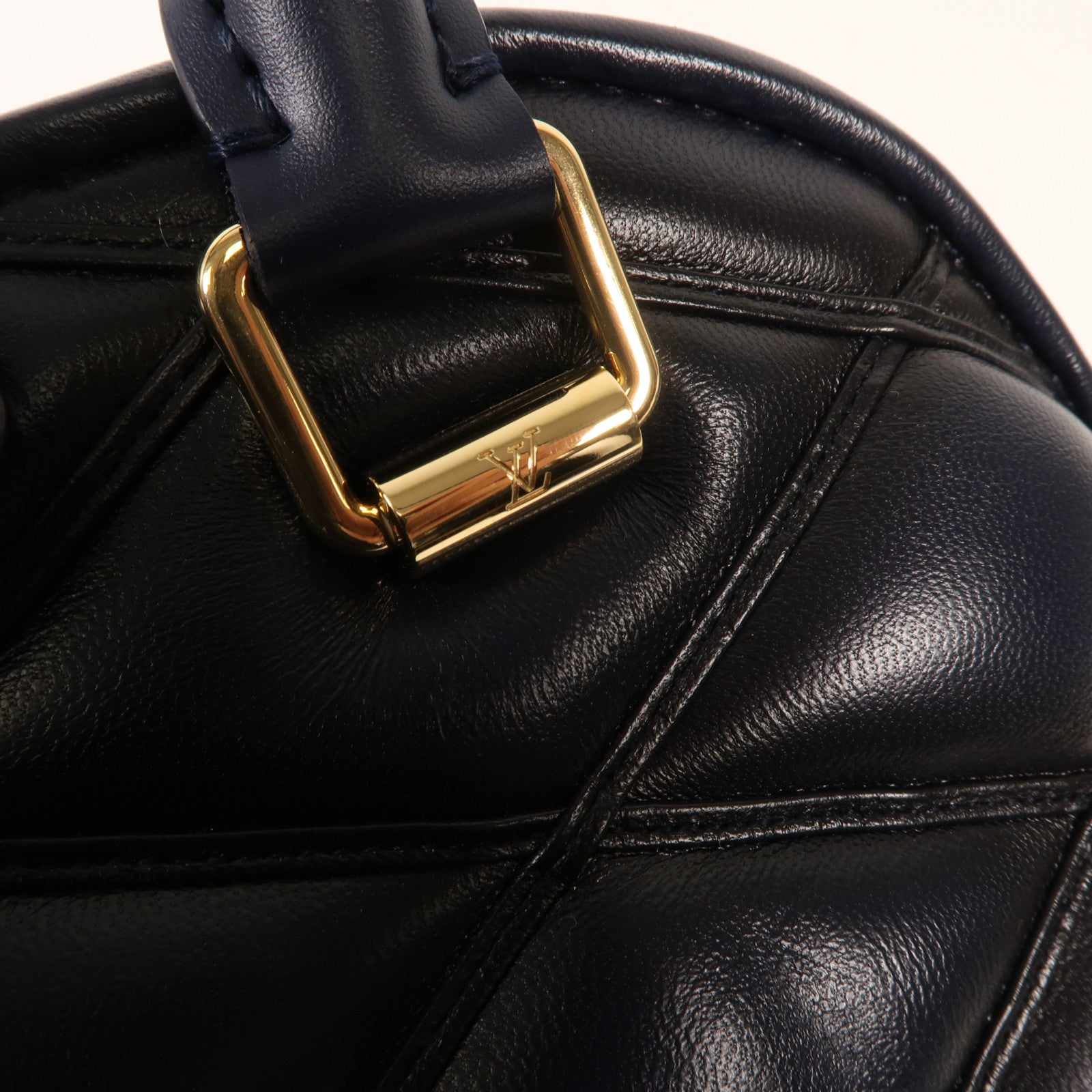 LOUIS VUITTON Malletage Alma BB金扣手挽肩背兩用袋