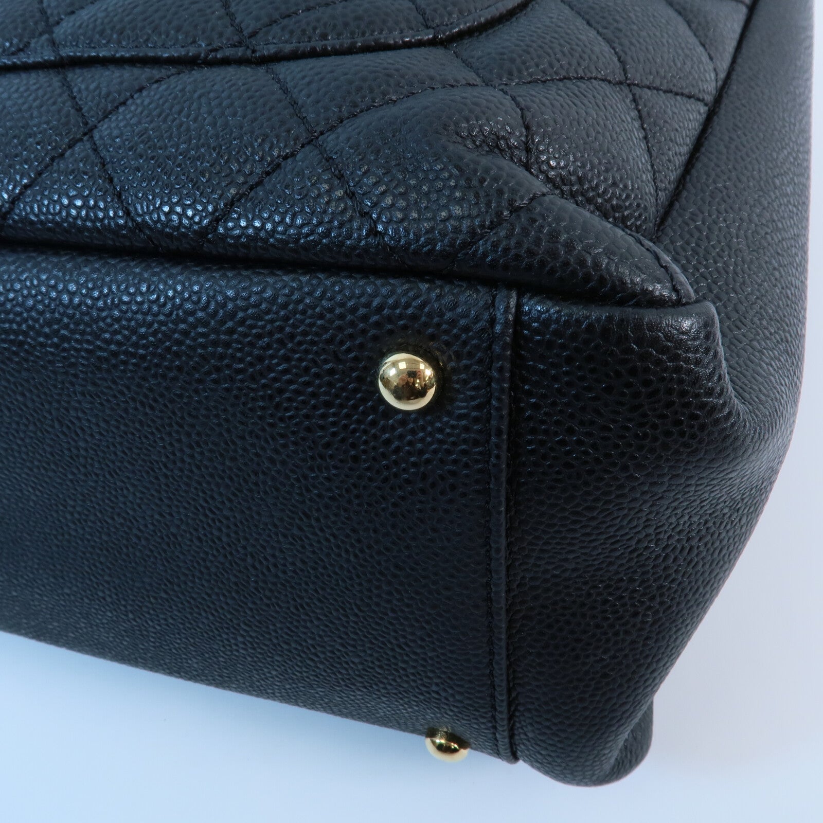 CHANEL 牛皮皮革GST Grand Shopping Tote Bag鏈帶手挽袋