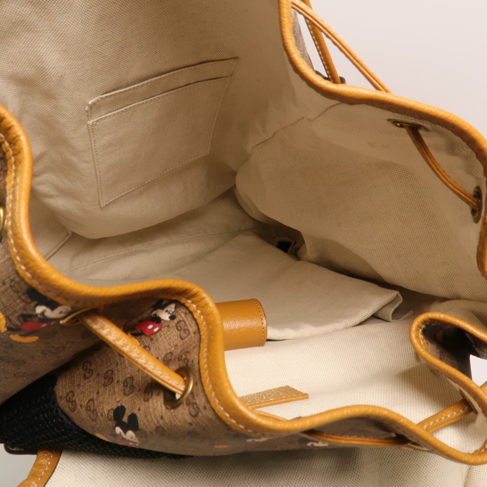 GUCCI 【激減優惠】塗層帆布Gucci X Disney Backpack背包