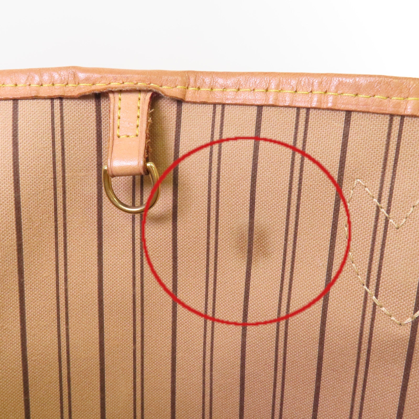 LOUIS VUITTON Monogram Neverfull GM Tote Bag金扣肩背袋啡色