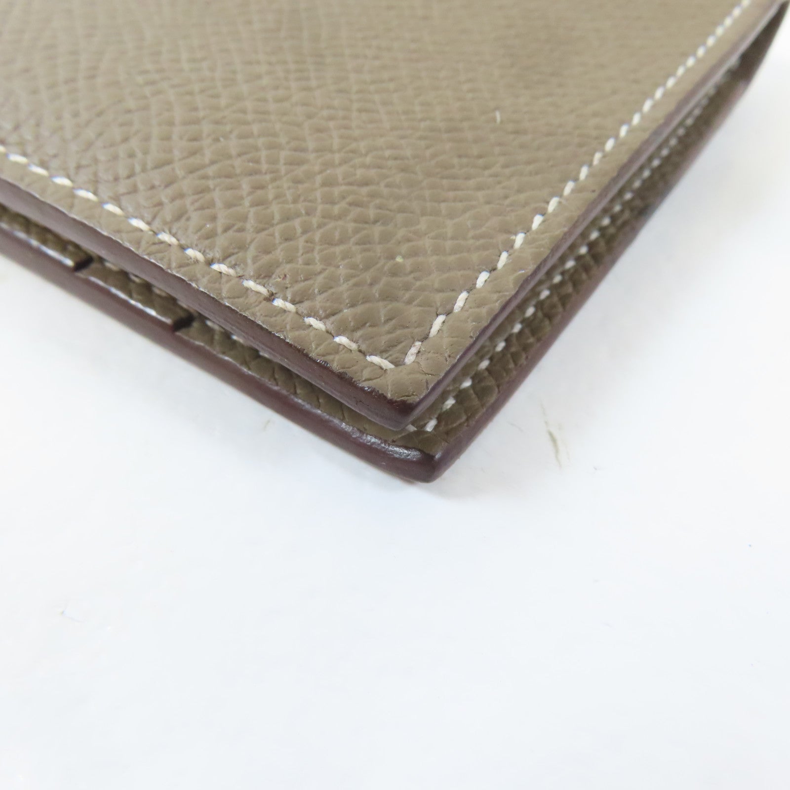 HERMES Epsom皮革MC2 Euclide Card Holder卡片套Etoupe/大象灰色
