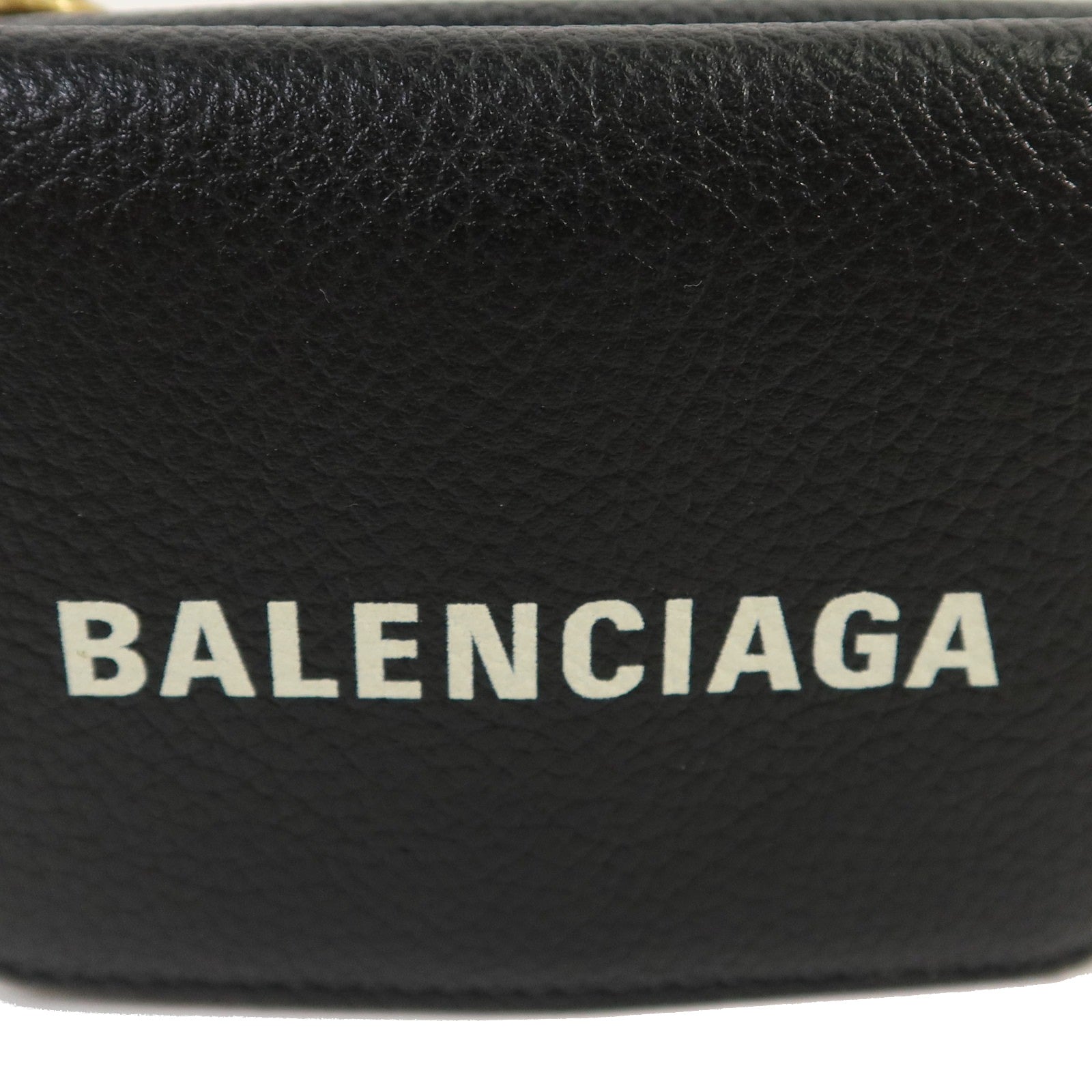 BALENCIAGA 牛皮皮革Mini Wallet on Chain金扣鏈帶肩背袋