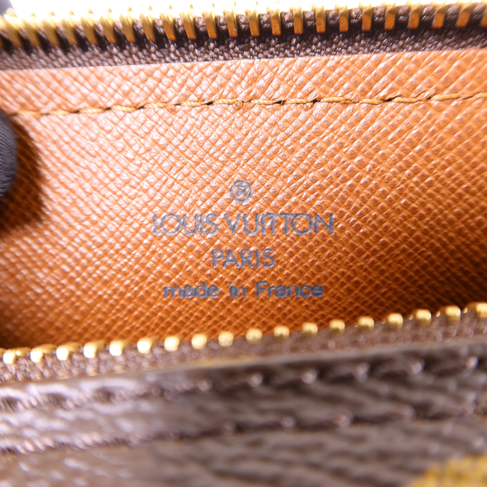 LOUIS VUITTON Monogram Papillon GM金扣手挽袋